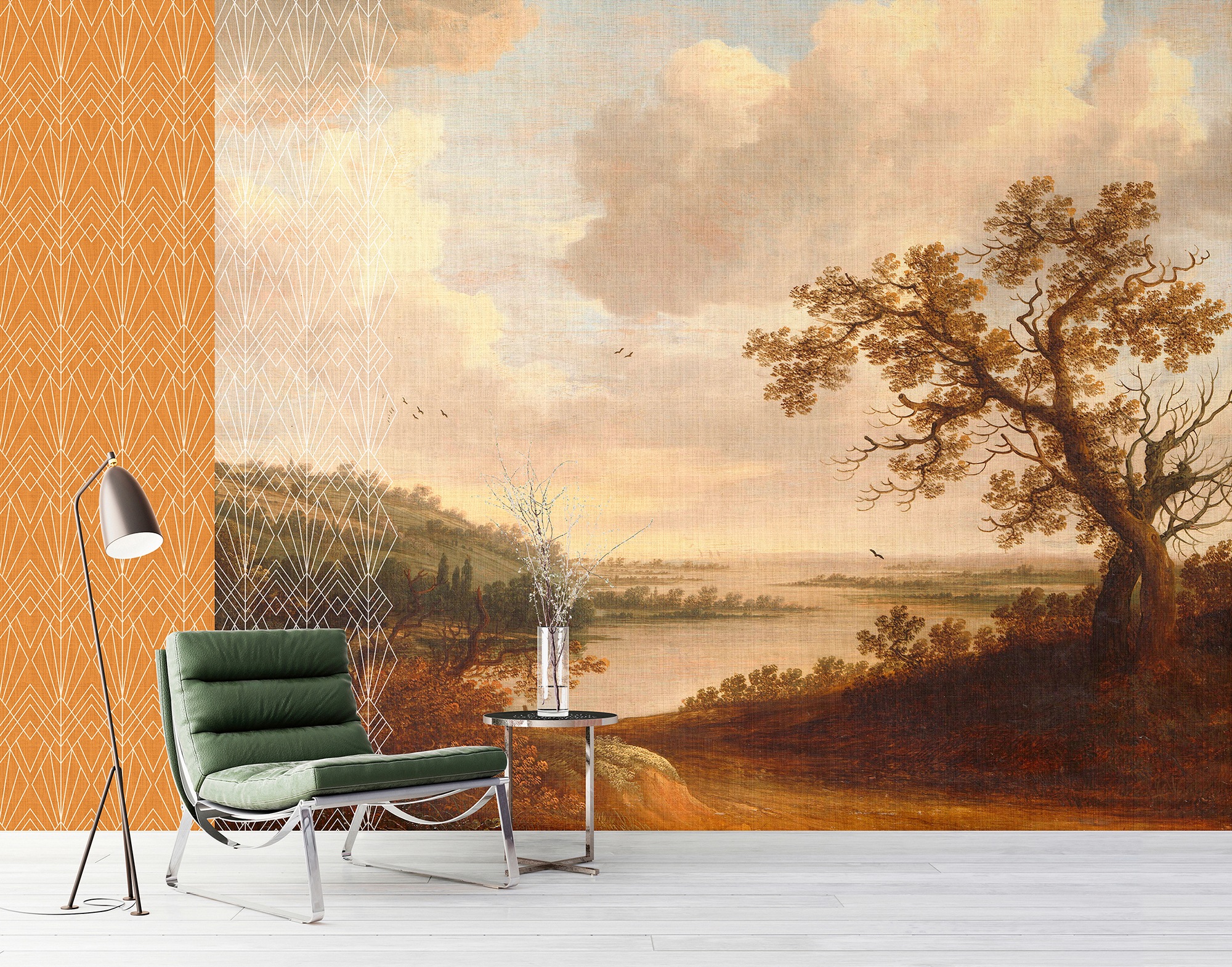 living walls Fototapete "Walls by Patel Cortina" glatt Fototapete Vintage c günstig online kaufen