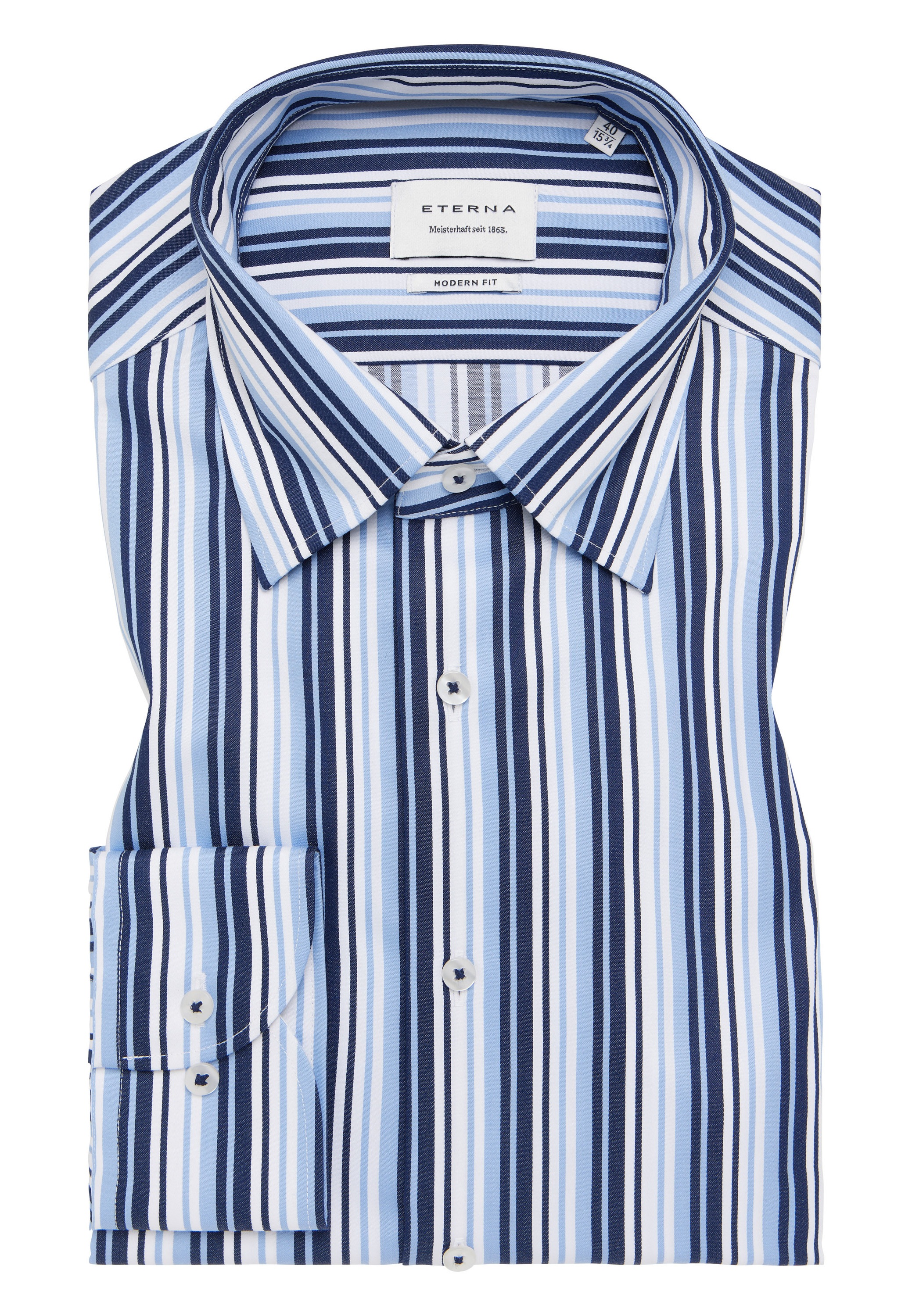 Eterna Langarmhemd »MODERN FIT«, NON IRON (bügelfrei)