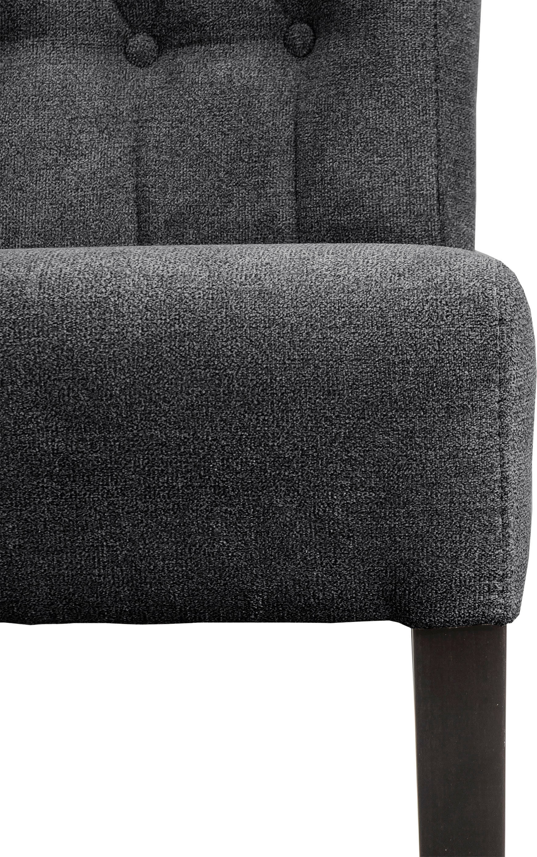 Home affaire Esszimmerstuhl »Queen BESTSELLER«, (Set), 6 St., Feinstruktur, Polsterstuhl mit Knopfheftung, 2er, 4er oder 6er Set