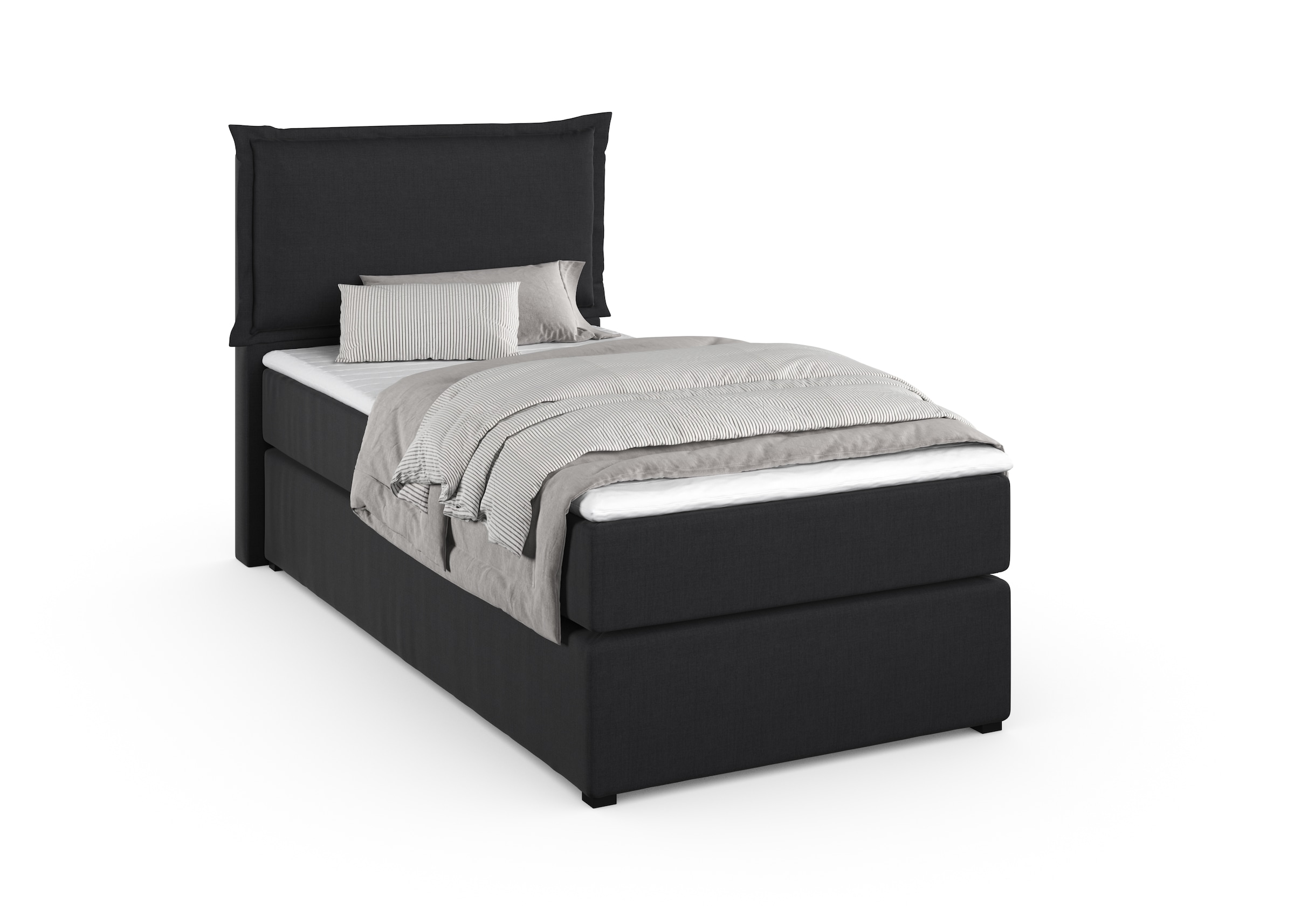 Home affaire Boxspringbett »Lysann« 5fach verstellbares Kopfteil, in 4 Breiten, 3 Matratzenarten