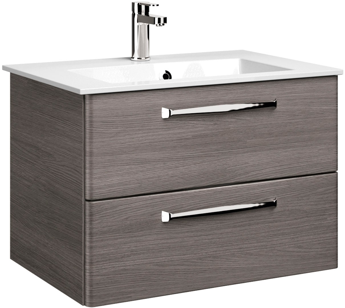 Saphir Badmöbel-Set »Badmöbel-Set Trentino 3-tlg Mineralmarmorwaschtisch LED-Spiegelschrank«, (4 St.), Badezimmer-Set mit Unterschrank inkl. Türdämpfer