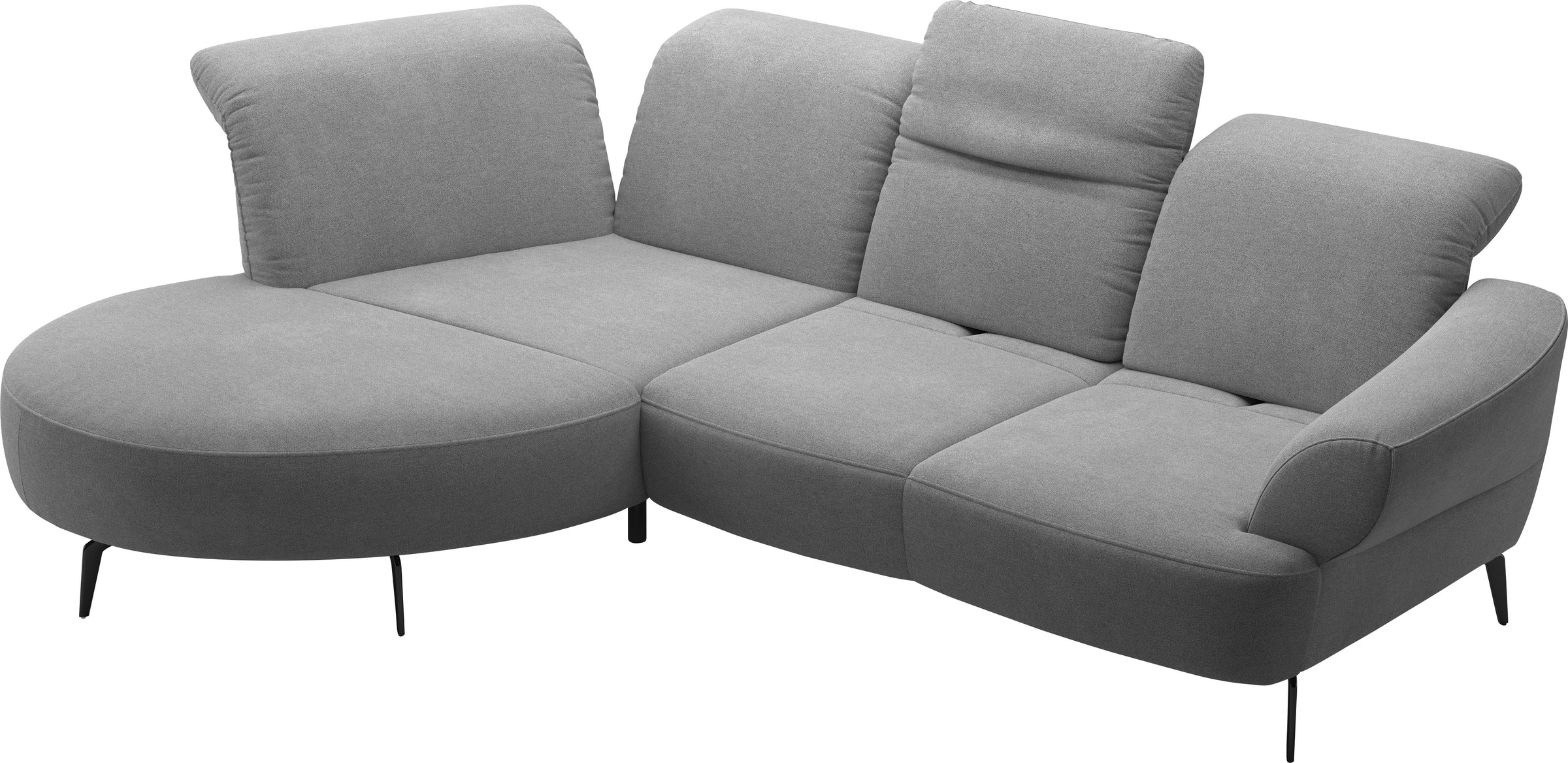 sit&more Ecksofa »Dance«, inkl.System Click&Seat und Sitztiefenverstellung
