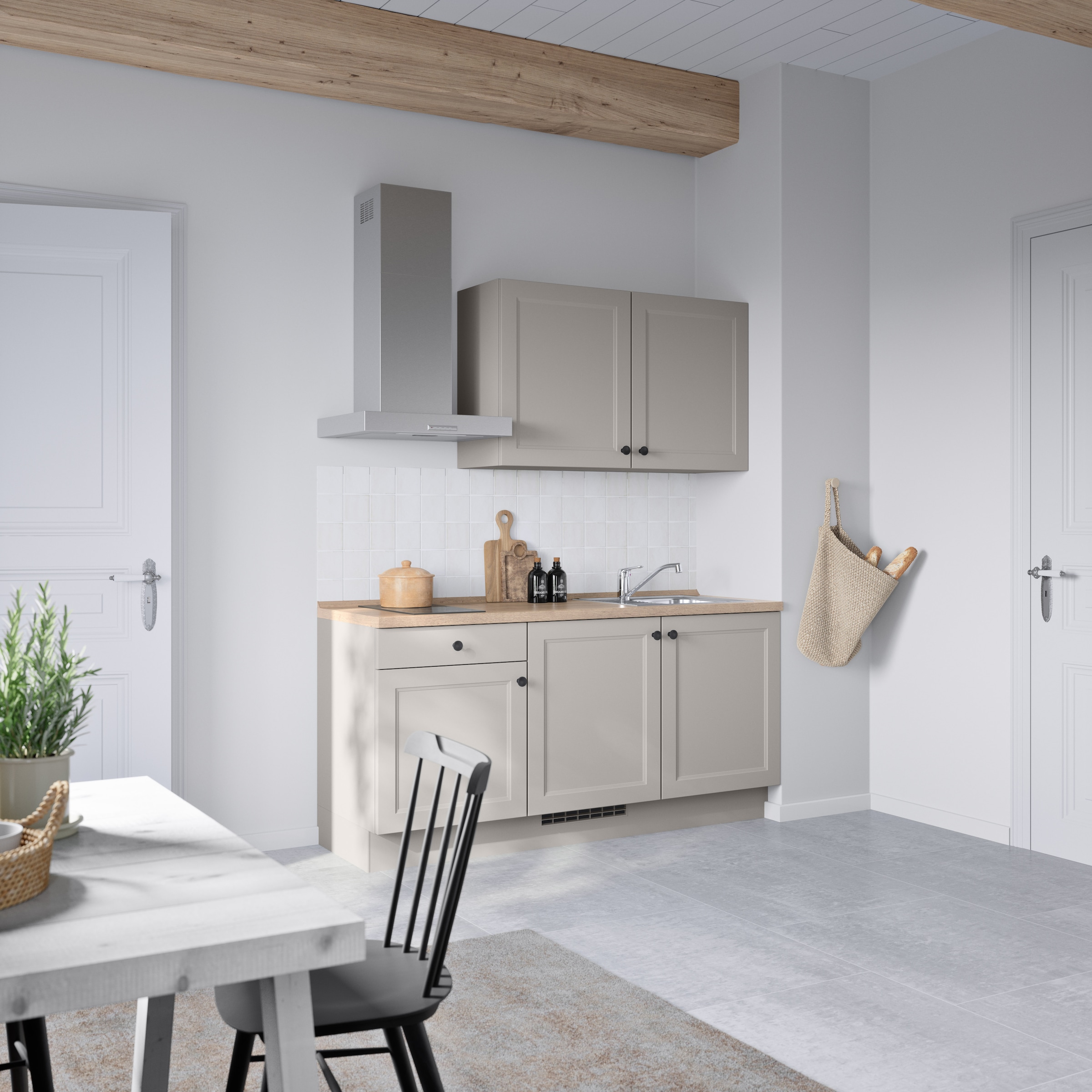 nobilia® Küchenzeile »"Cascada I"«, vormontiert, Ausrichtung wählbar, Breite 180 cm, wahlw. mit E-Geräten