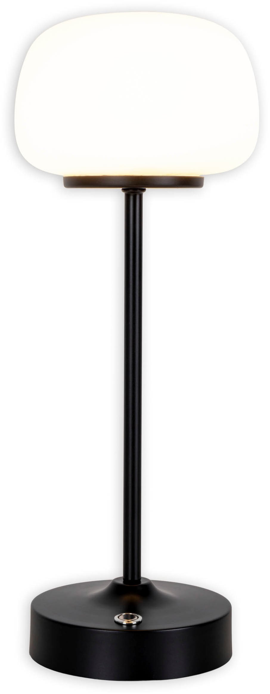 näve LED Tischleuchte »Pina«, 1 flammig, Leuchtmittel LED-Modul | LED wechselbar, Akku aufladbar, USB Typ C inkl. Kabel 100cm, Touch, dimmbar