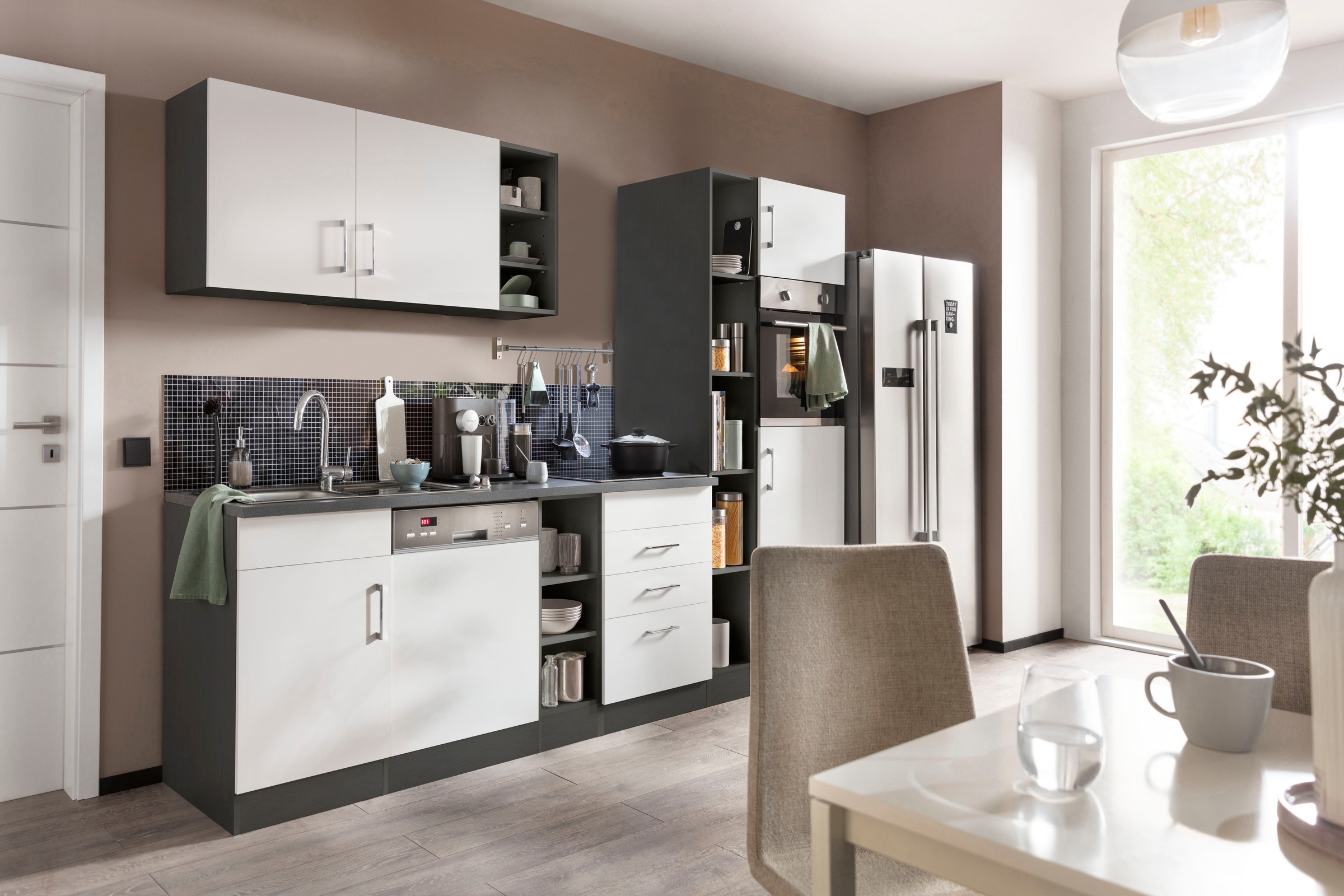 KOCHSTATION Küchenzeile "KS-Paris – Küchen mit einzigartigen Fotomotiven au günstig online kaufen