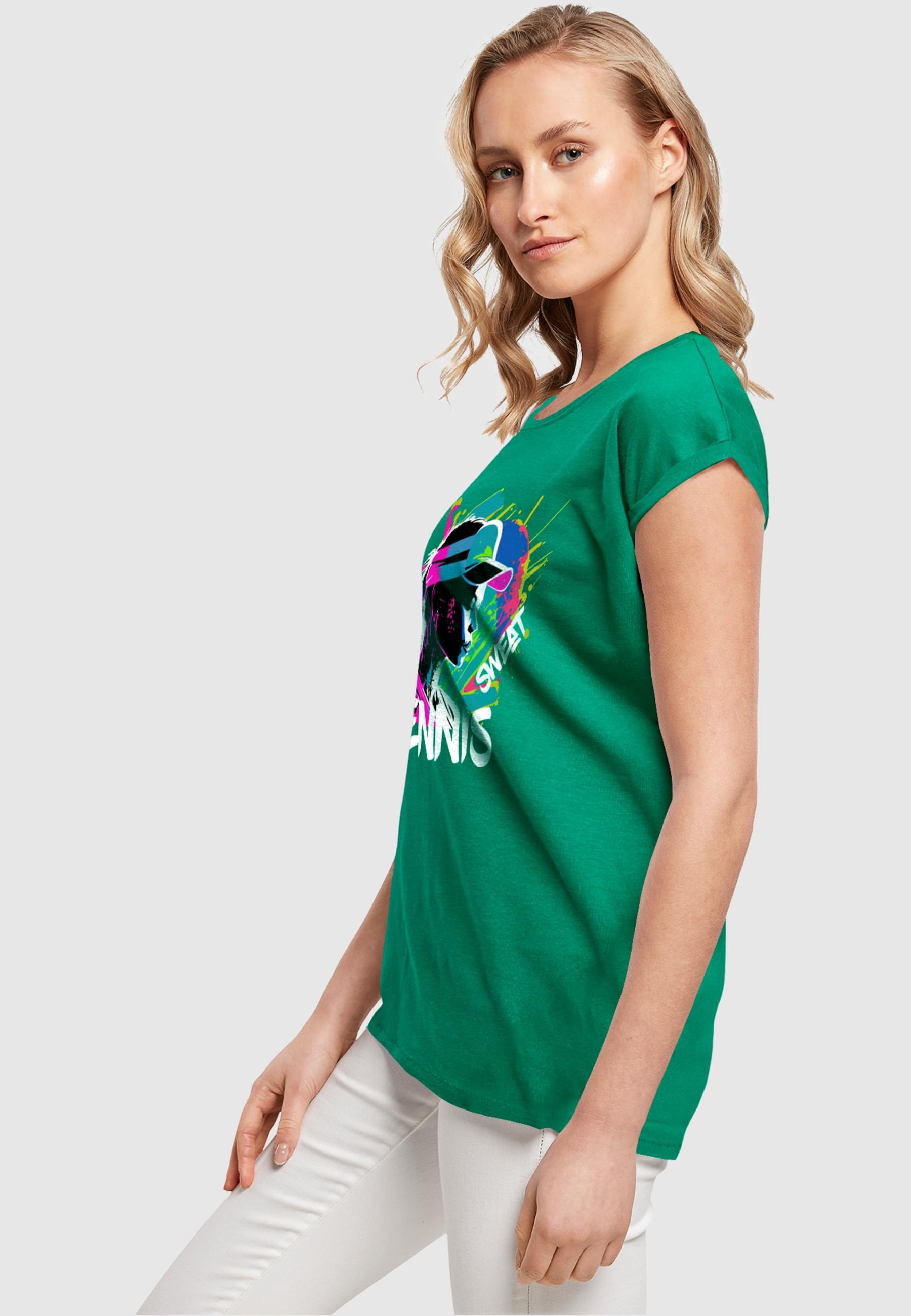 Merchcode T-Shirt »Merchcode Damen Ladies Tennis Love, Sweat - T-Shirt«, (1 tlg.)