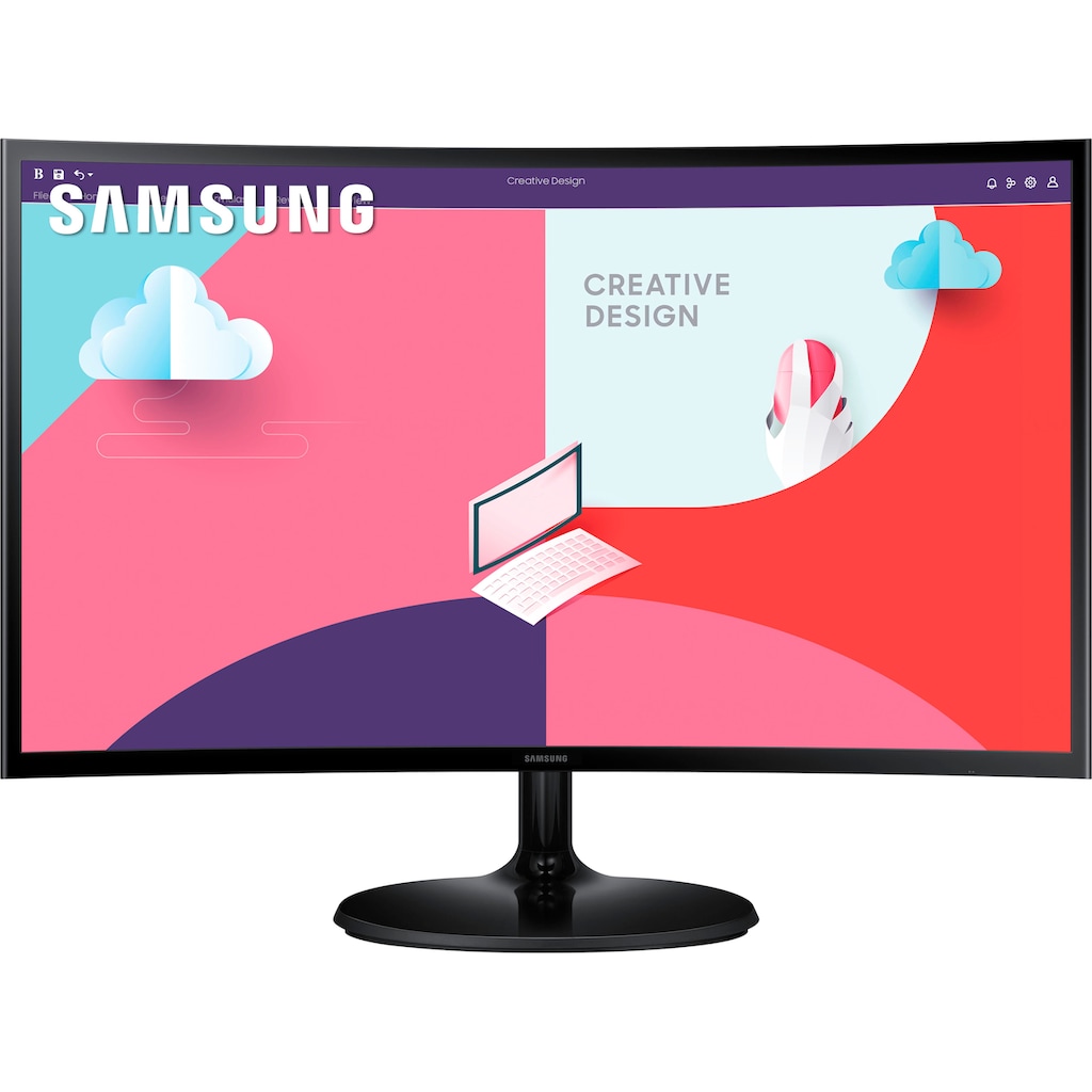 Samsung Curved-LED-Monitor »S24C364EAU«, 60,4 cm/24 Zoll, 1920 x 1080 px, Full HD, 4 ms Reaktionszeit, 75 Hz