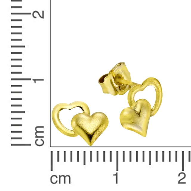 Zeeme Paar Ohrstecker »Gold 333 Motiv Herz« | BAUR