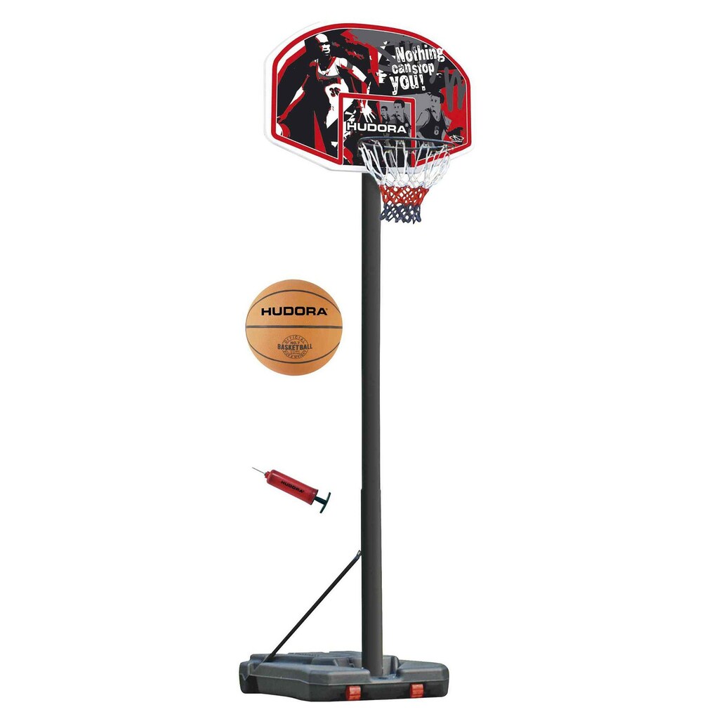 Hudora Basketballkorb »Chicago«, (Set, mit Ball und Pumpe)