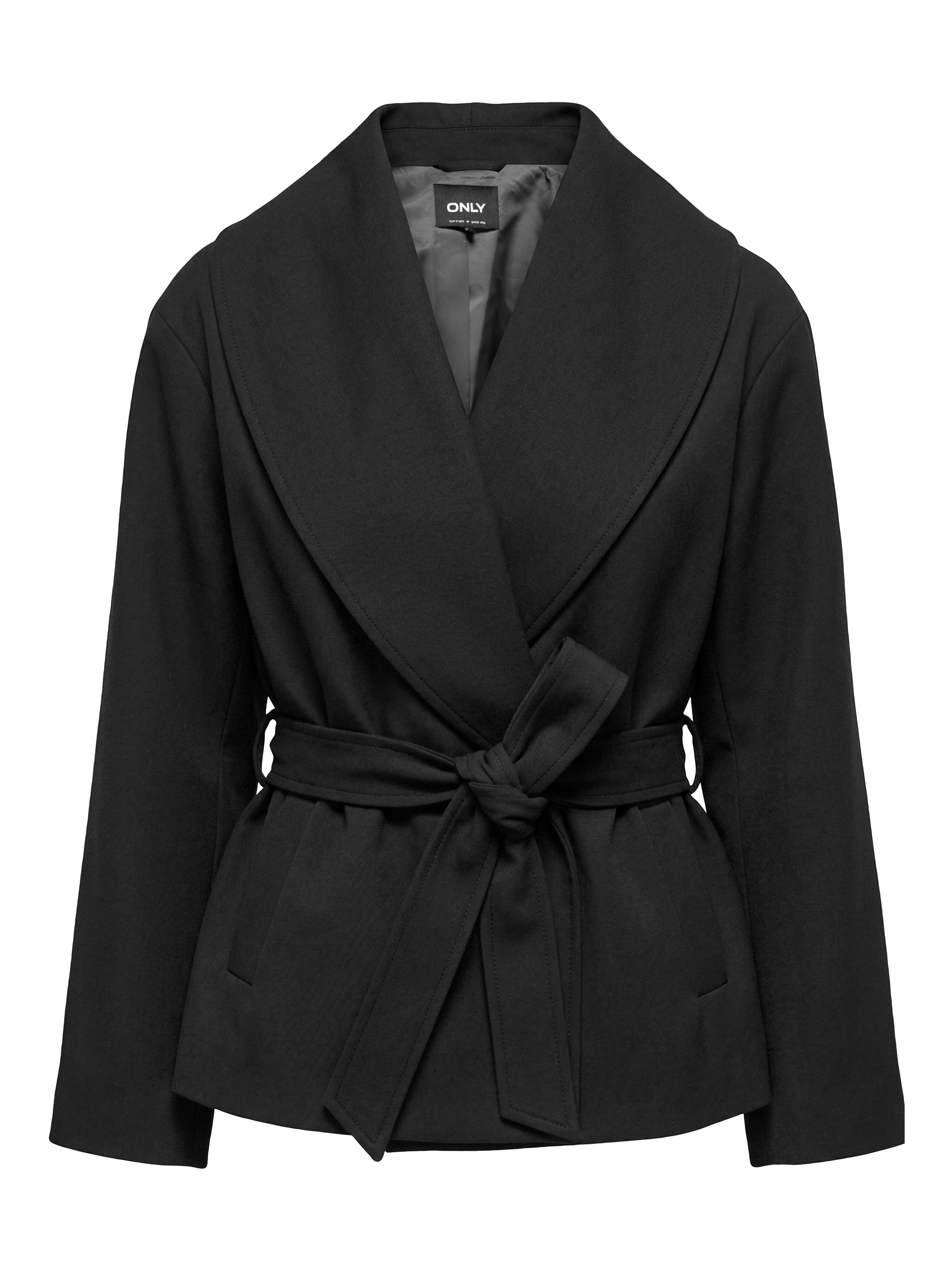 ONLY Kurzmantel "ONLAUGUSTA LIFE SHORT COAT OTW" Kunstfaser