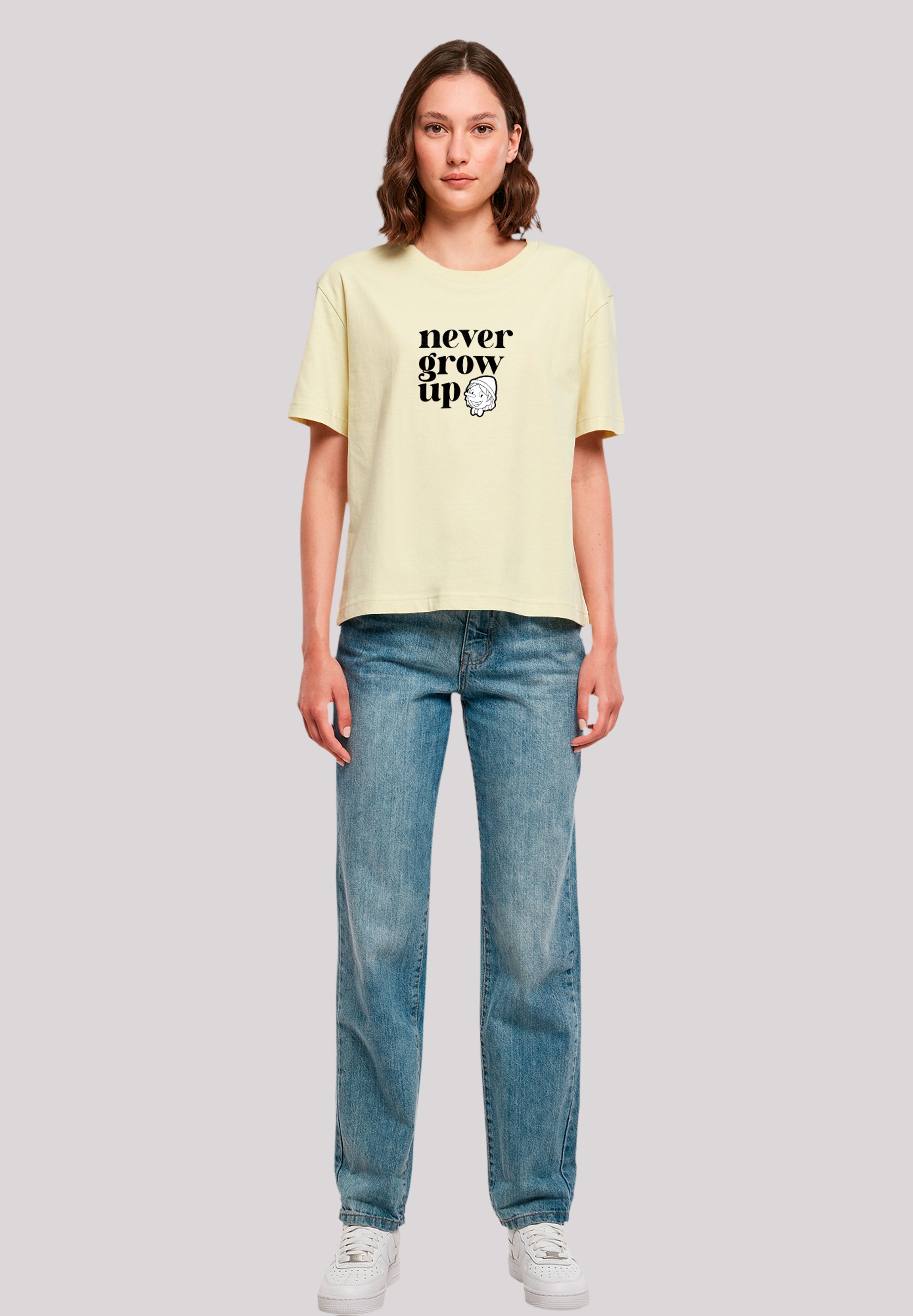 F4NT4STIC T-Shirt »Heroes of Childhood Pinocchio Never Grow Up«, Retro, Heroes of Childhood, TV Serie