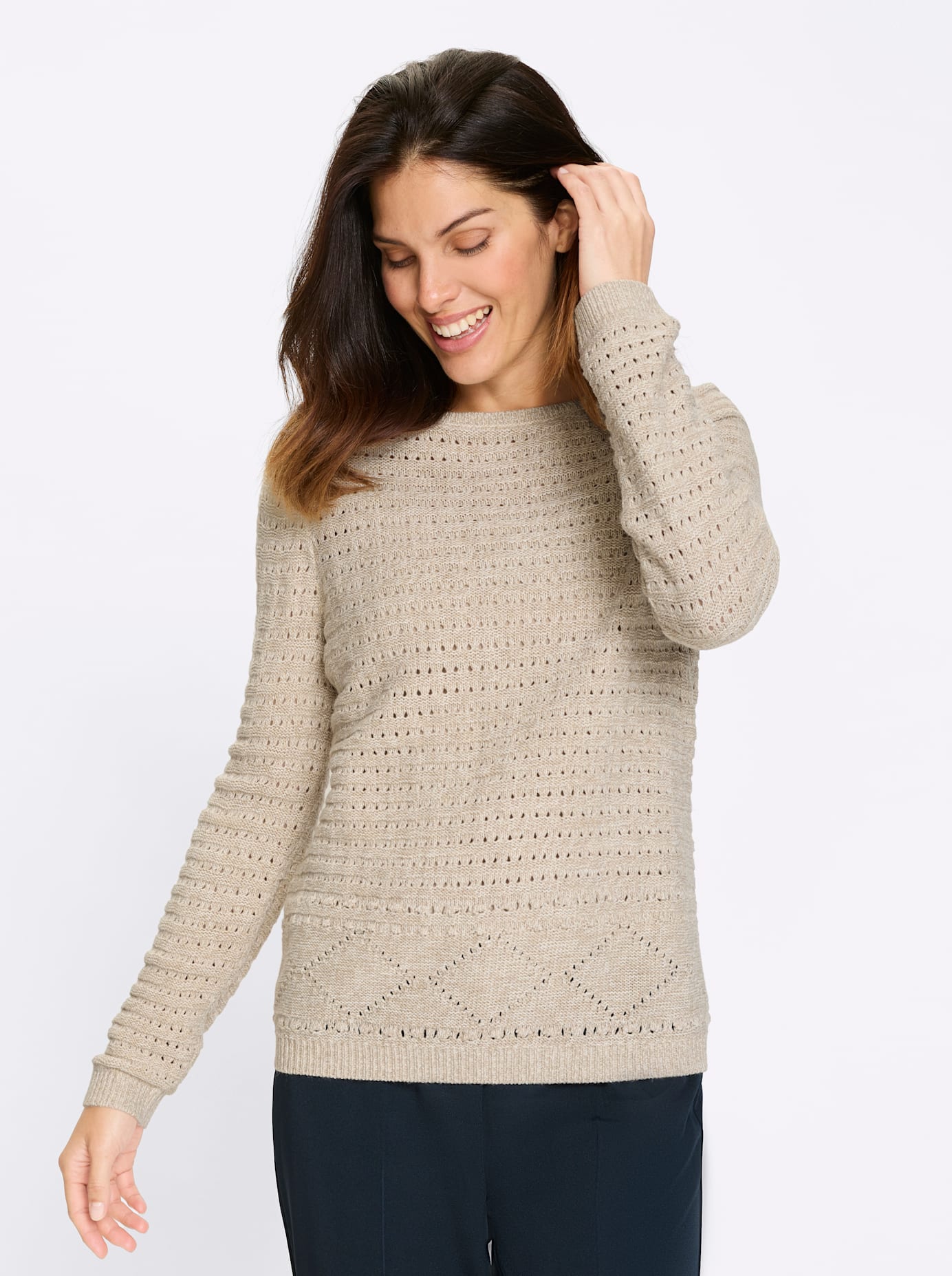 Classic Basics Strickpullover "Ajour-Pullover"