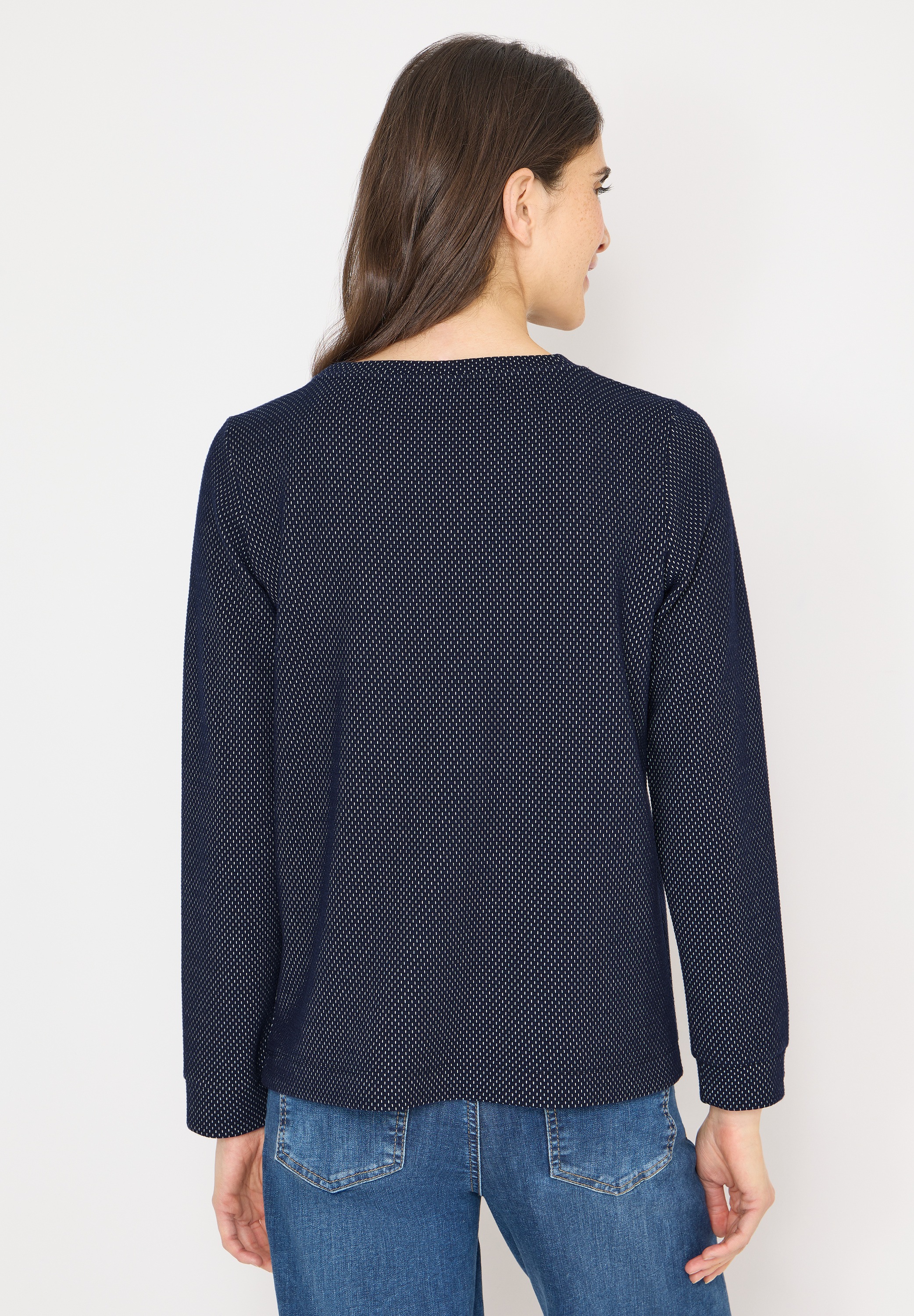 Cecil Langarmshirt mit U-Boot-Ausschnitt