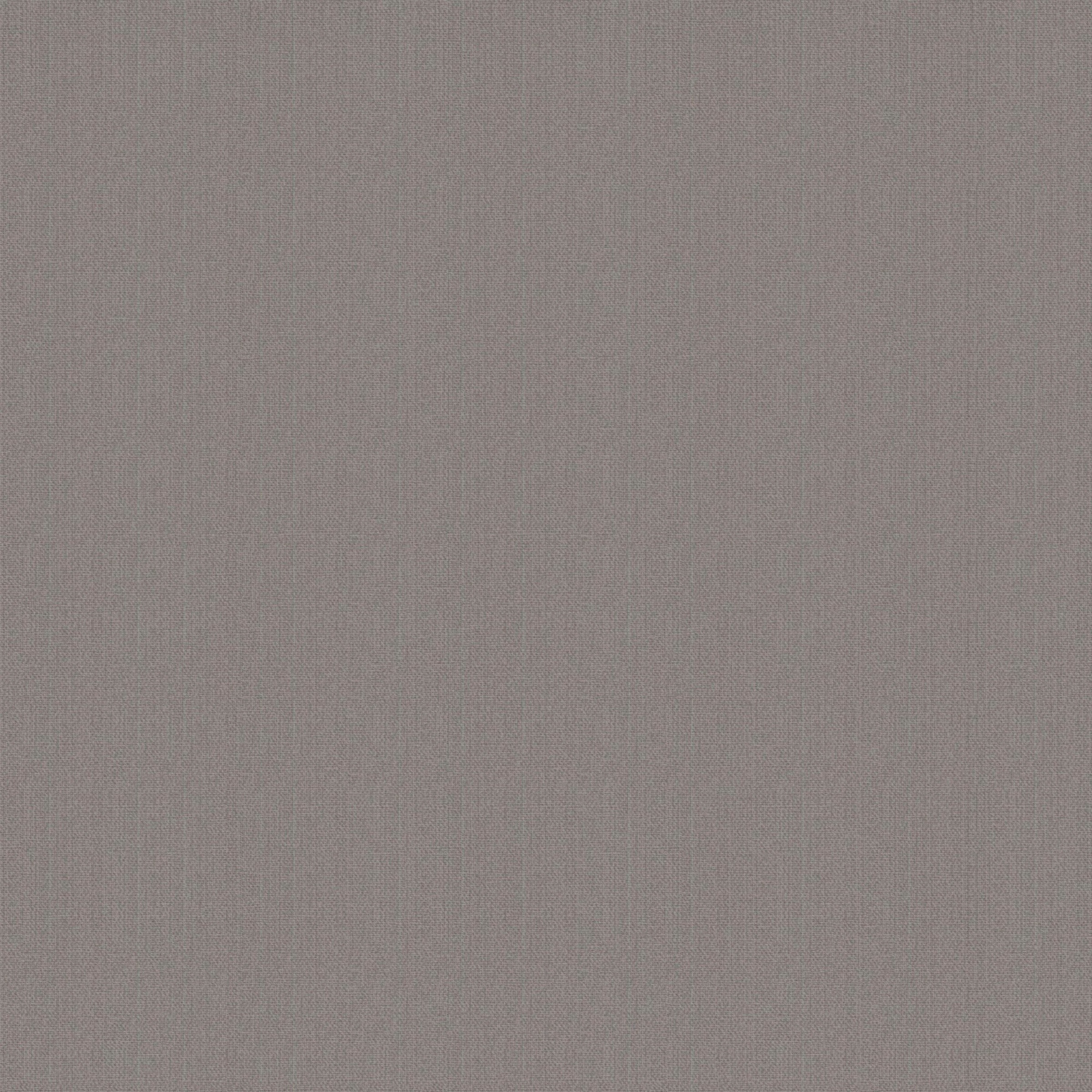 WOW Vliestapete "Baumwolle" uni geprägt Taupe - 10m x 52cm