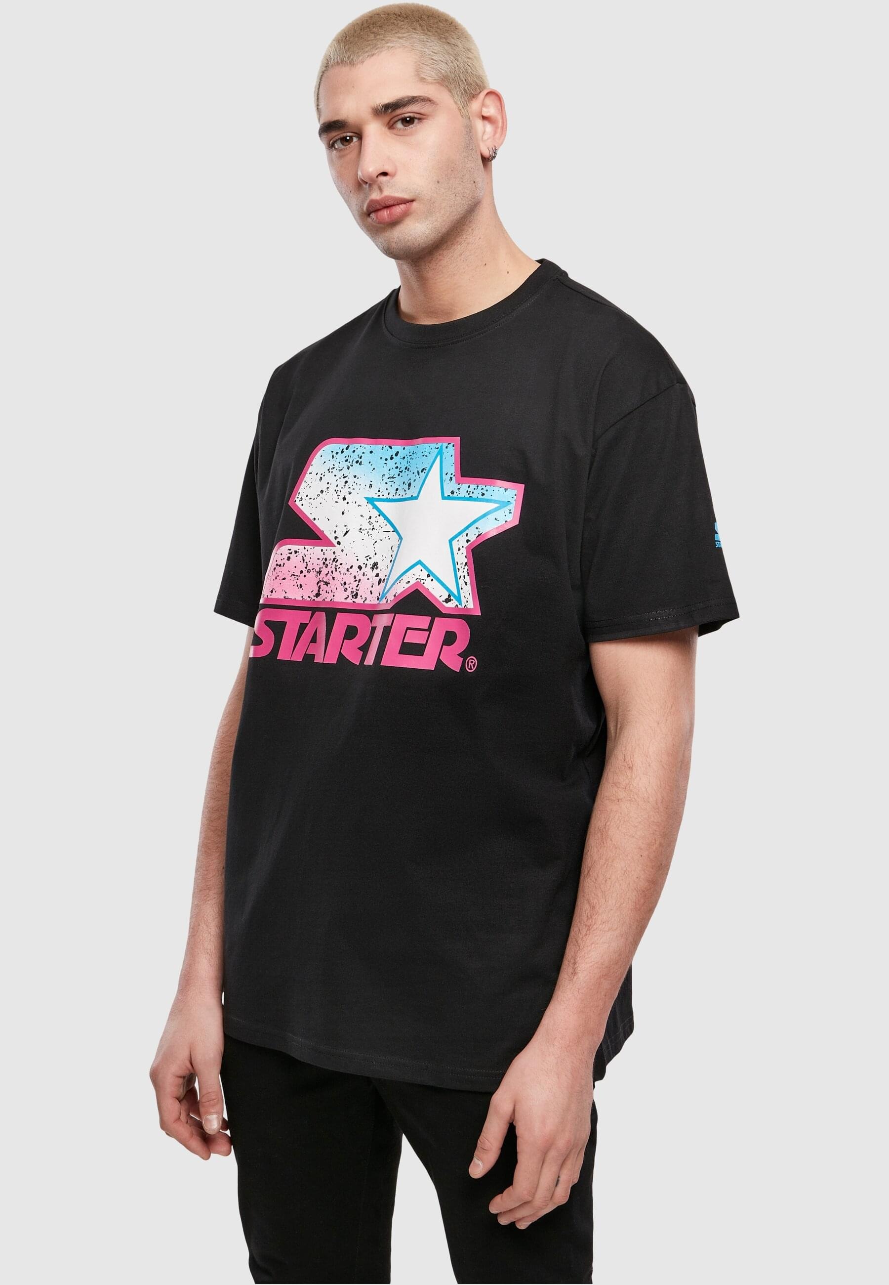 Starter Black Label T-Shirt »Starter Black Label Herren Starter Multicolored Logo Tee«, (1 tlg.)