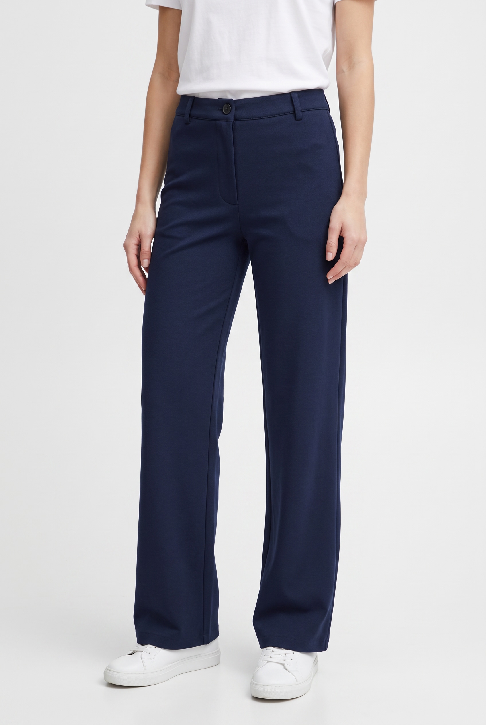 FREEQUENT Stoffhose "FQNANNI-PANTS" Sommerhose mit Seiten-und Gesäßtaschen