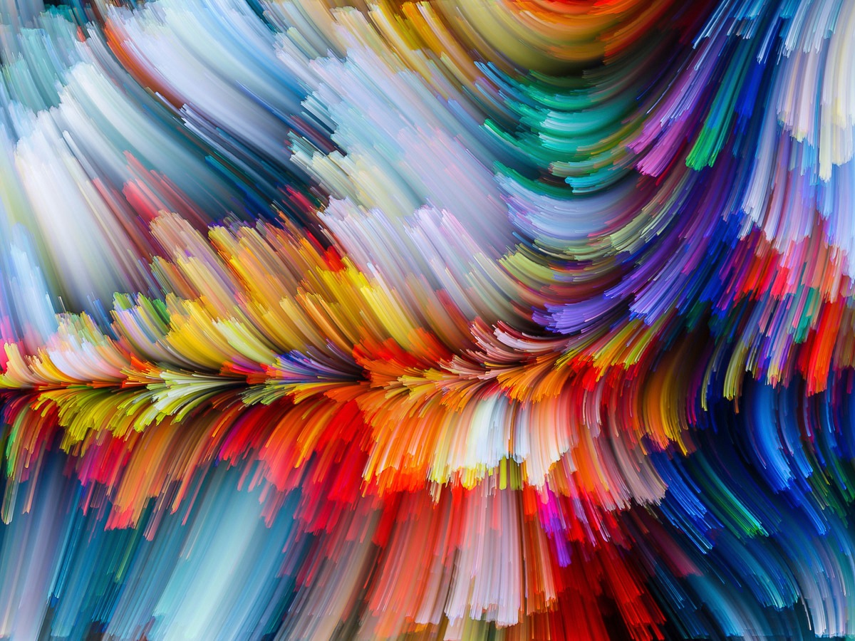 Papermoon Fototapete "Abstrakt Farben"