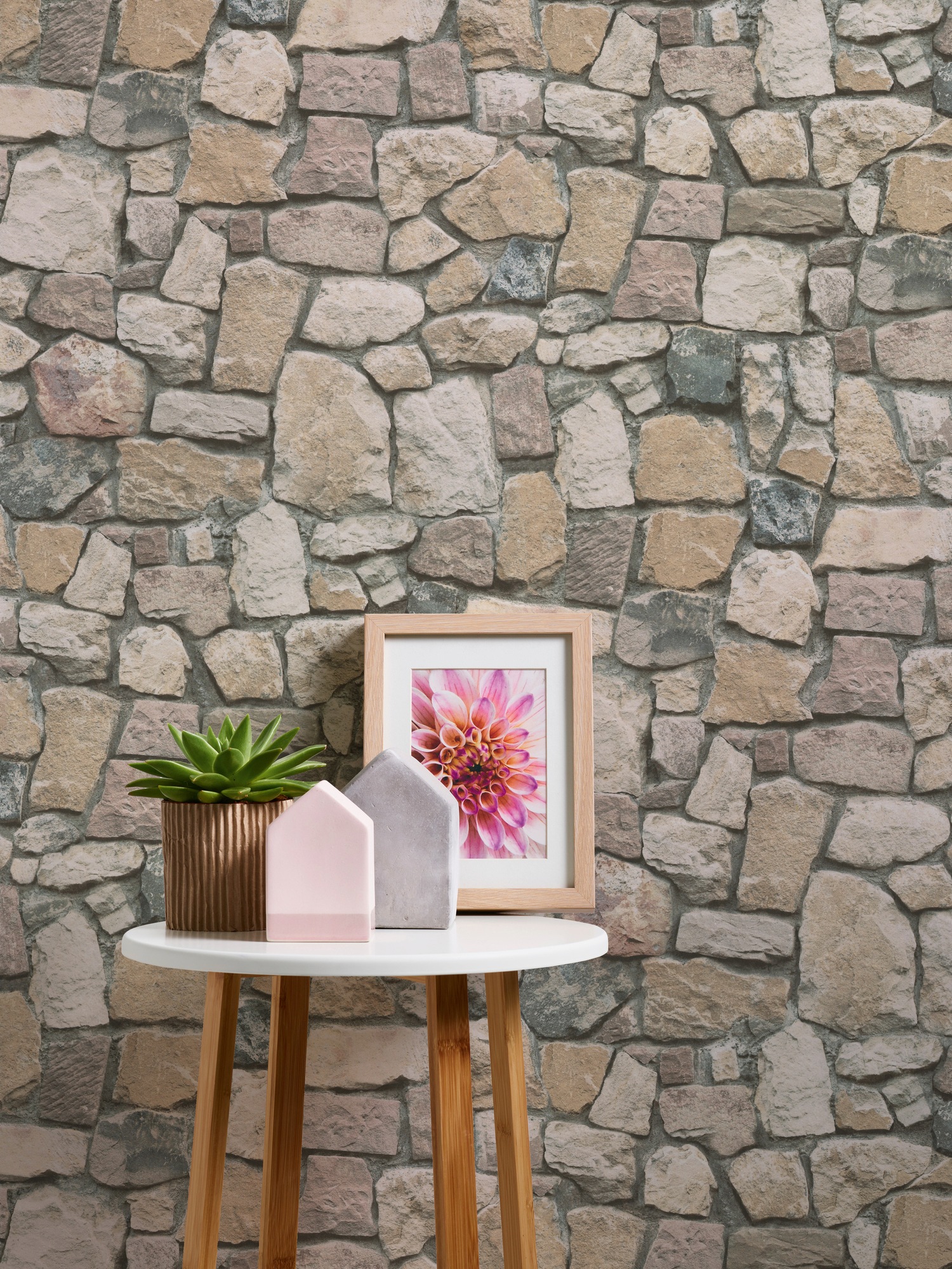 A.s.creations - Papier peint papier effet pierre trompe l'oeil Tapisserie imitation pierre pour bureau Papiers peints pour chambre adulte