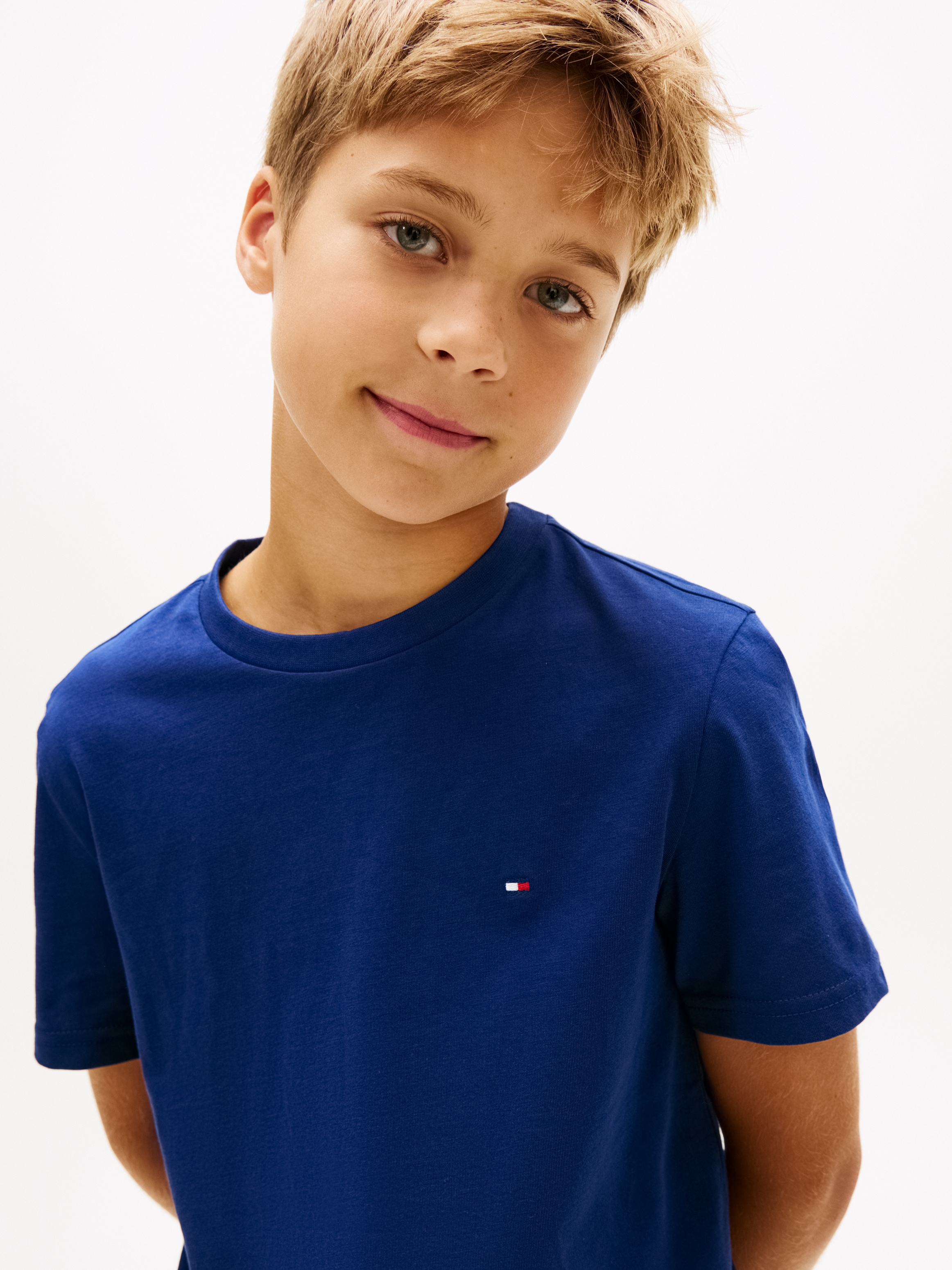 Tommy Hilfiger Underwear T-Shirt »2 PK SS TEE mit Stickerei und Rundhals im 2er-Pack« Packung, 2er-Pack, 2 tlg. unifarben, casual, regular fit, Baumwolle, Rundhals