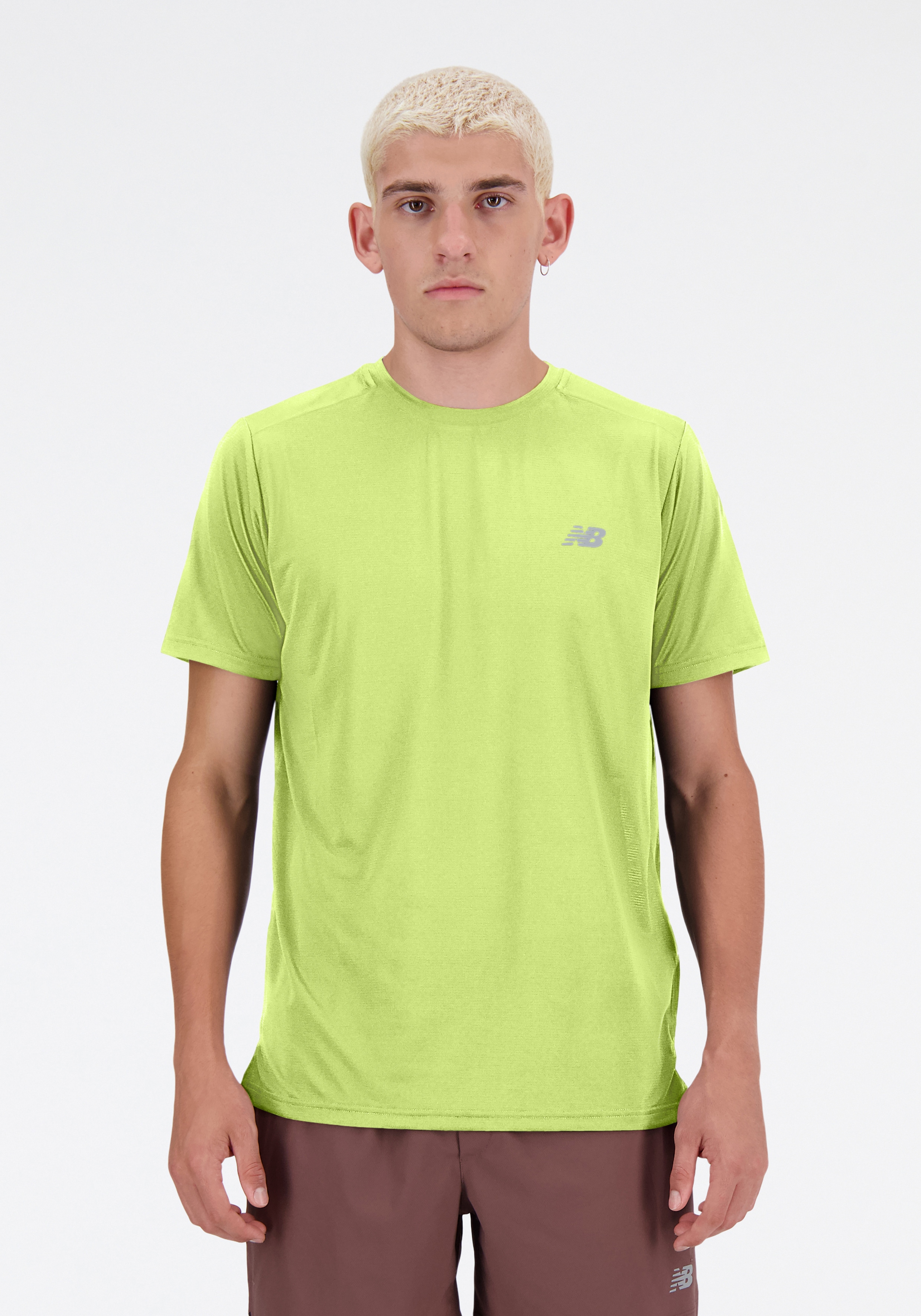 New Balance Laufshirt "Sport Essentials T-Shirt Mens TOP-36319" mit Kurzarm-Design, atmungsaktiv, schnell trocknend, Regular Fit