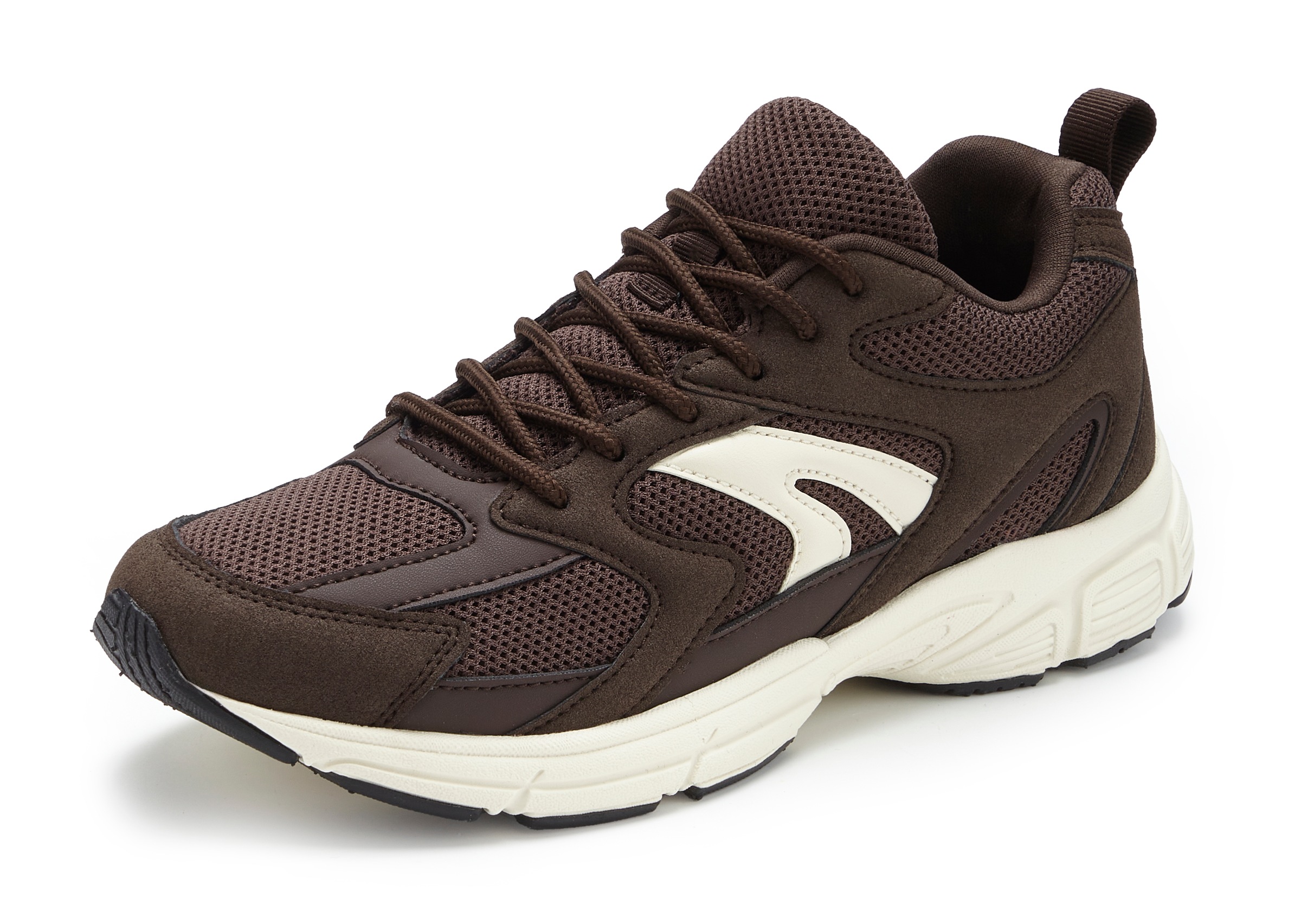 LASCANA Sneaker "Halbschuh," runde Schuhspitze, sportive Sohle, mit Schnüru günstig online kaufen