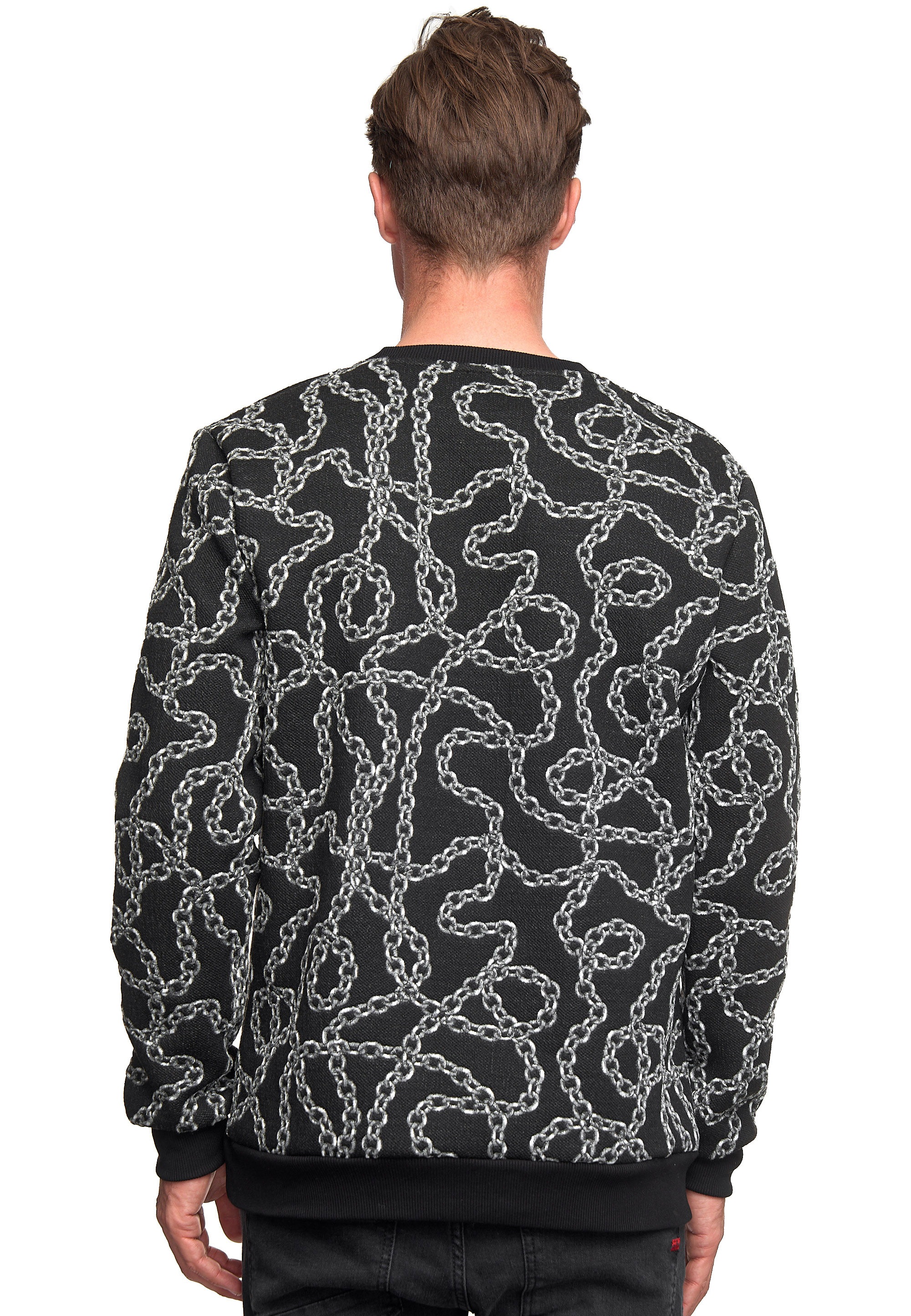 Rusty Neal Strickpullover, mit ausgefallenem Muster