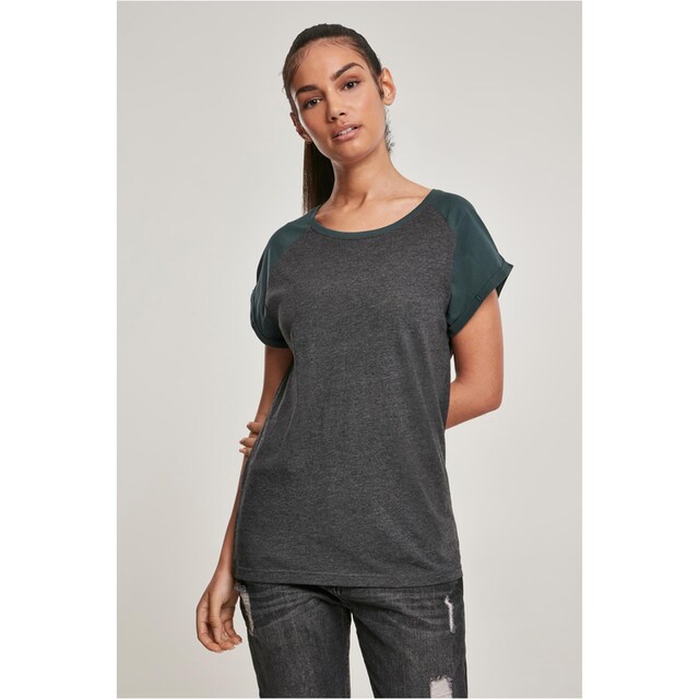 URBAN CLASSICS T-Shirt »Damen Ladies Contrast Raglan Tee«, (1 tlg.) für  bestellen | BAUR