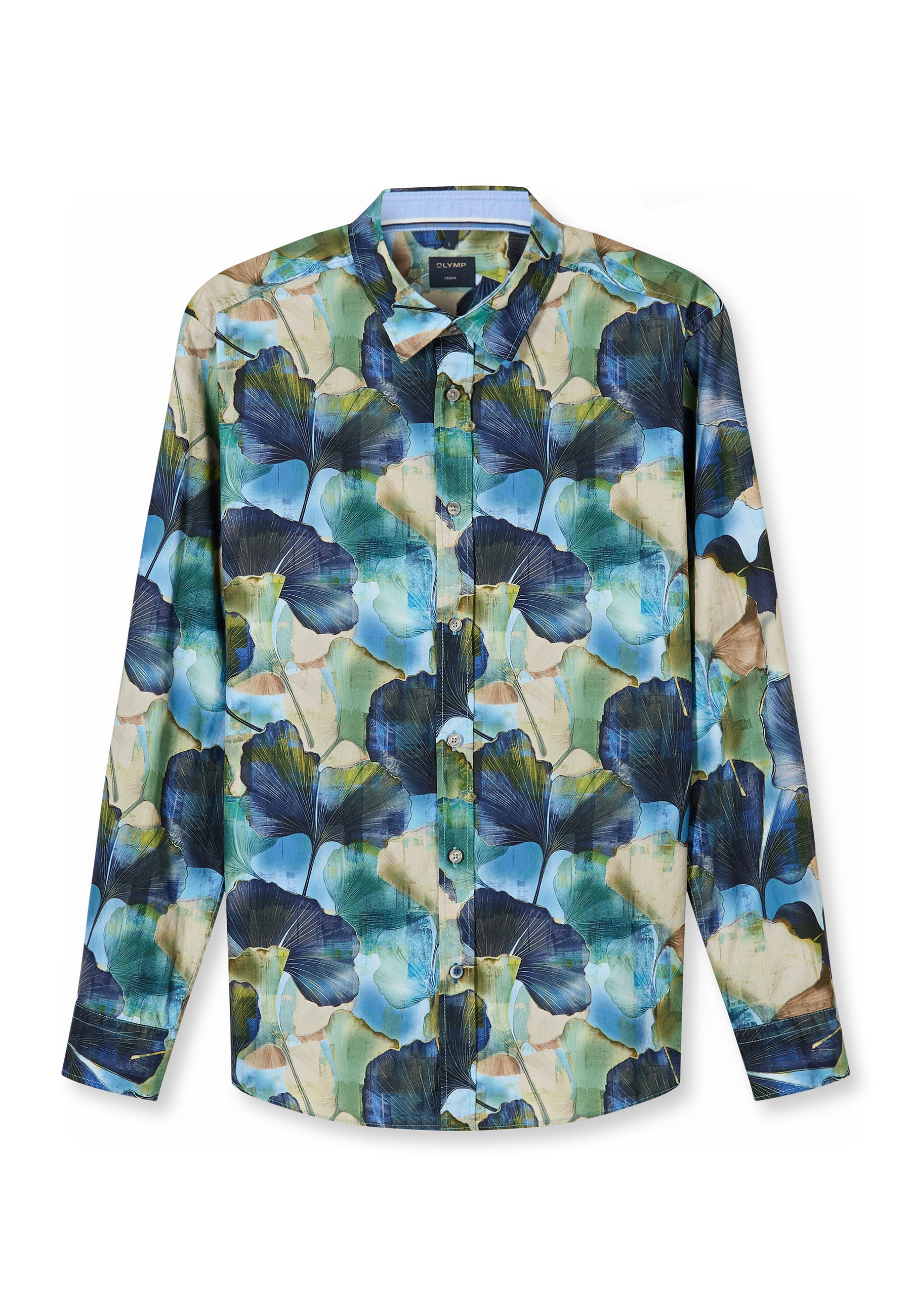 OLYMP Langarmhemd "OLYMP Casual, regular fit, Freizeithemd, Kent" günstig online kaufen