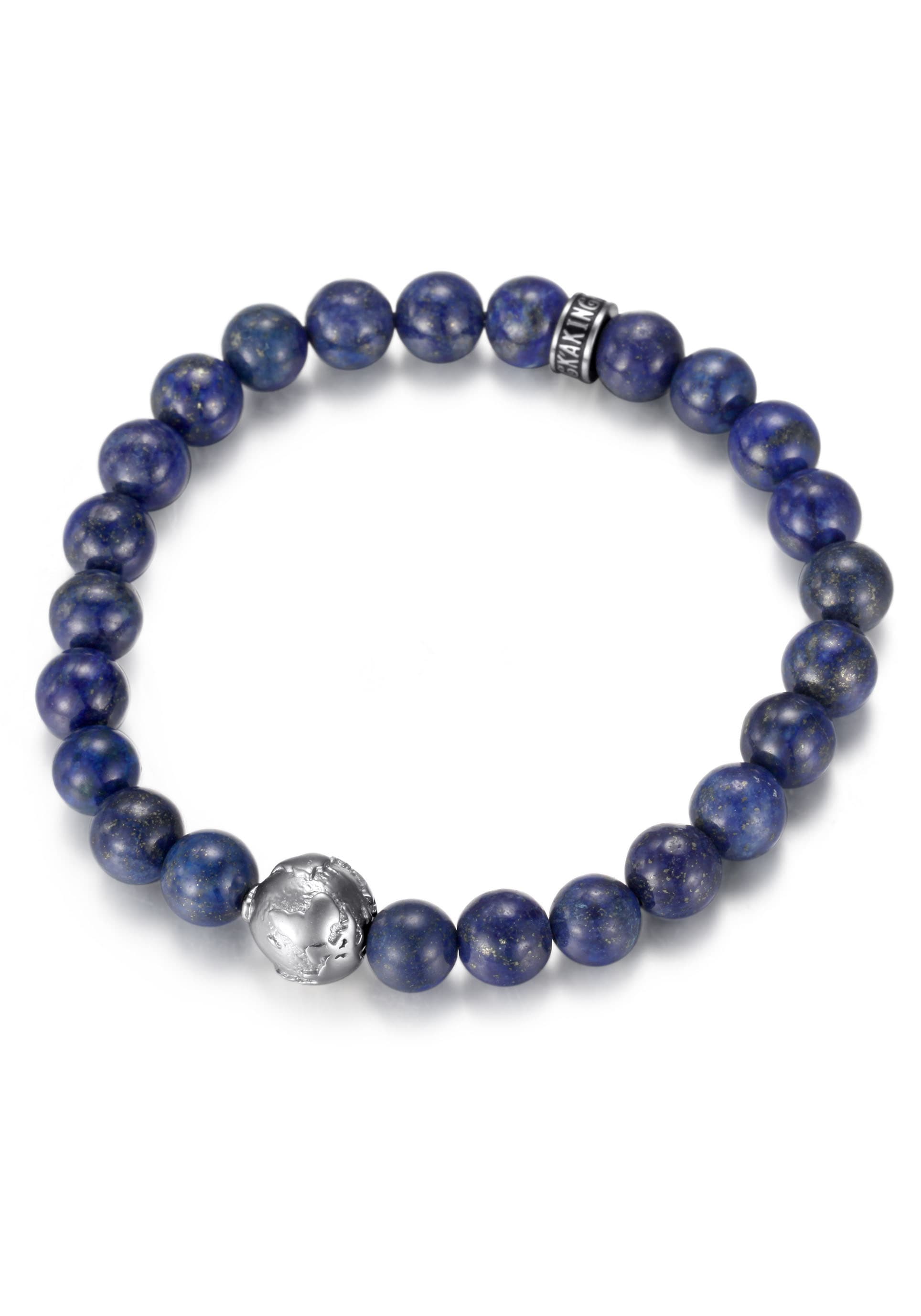 Perlenarmband »Schmuck Geschenk Armschmuck Armkette Perle«, mit Lapislazuli