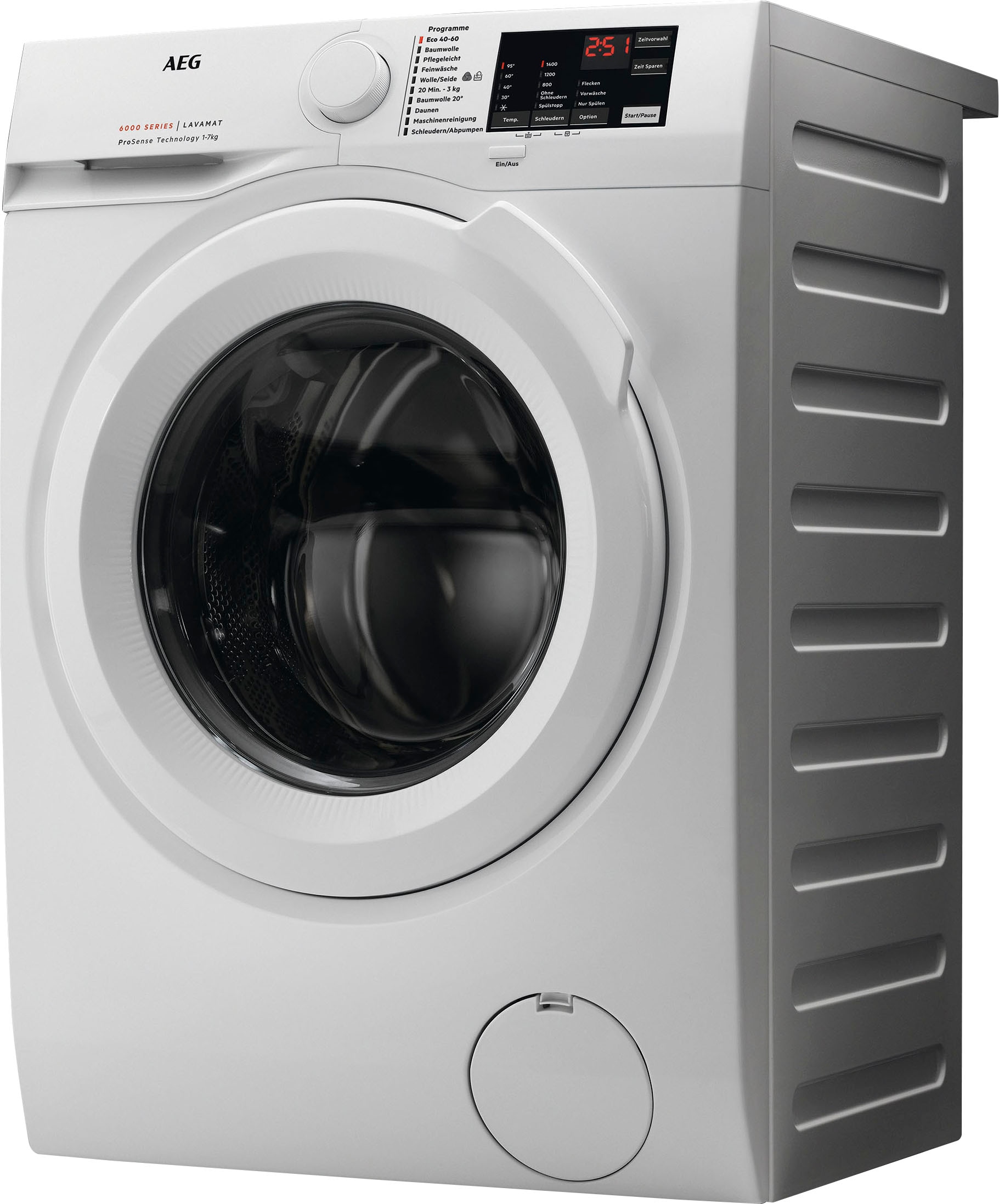 AEG Waschmaschine, Serie 6000, L6FB680FL, 8 kg, 1600 U/min auf Rechnung |  BAUR