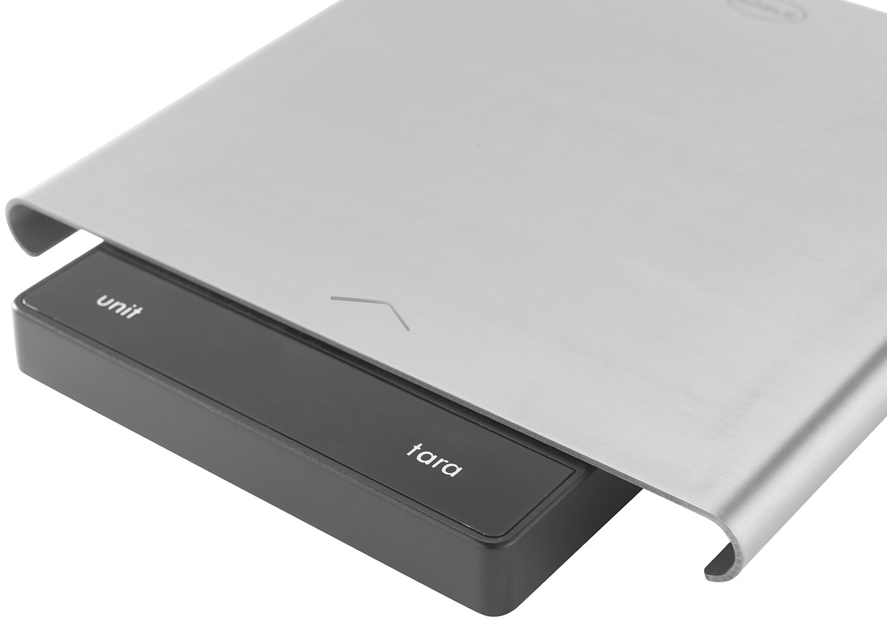 Thumbnail - RÖSLE Küchenwaage mit Wiegefläche aus Edelstahl, LCD-Display, Tragkraft bis 5 kg