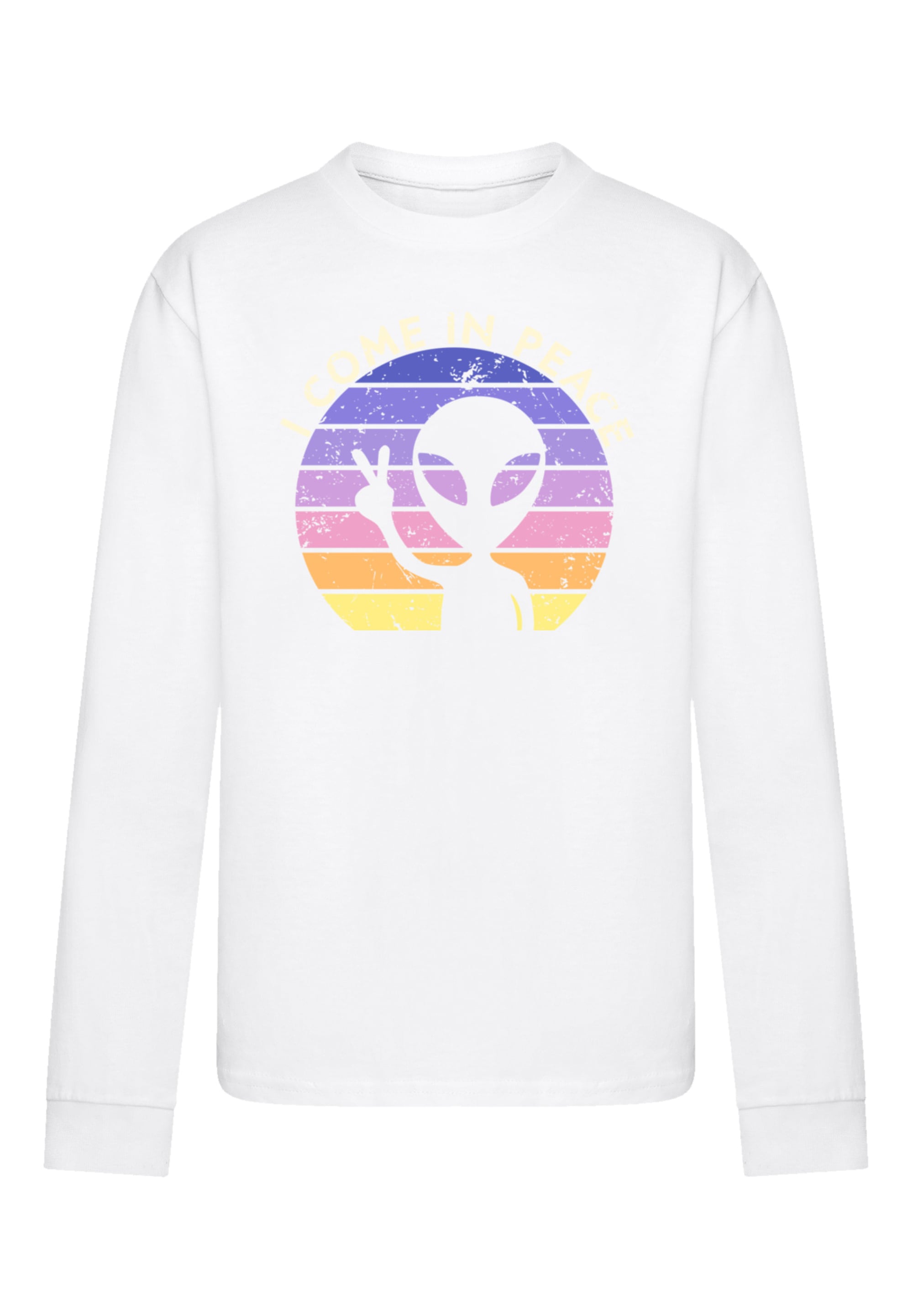 F4NT4STIC T-Shirt »Alien Peace Sunset«, Premium Qualität