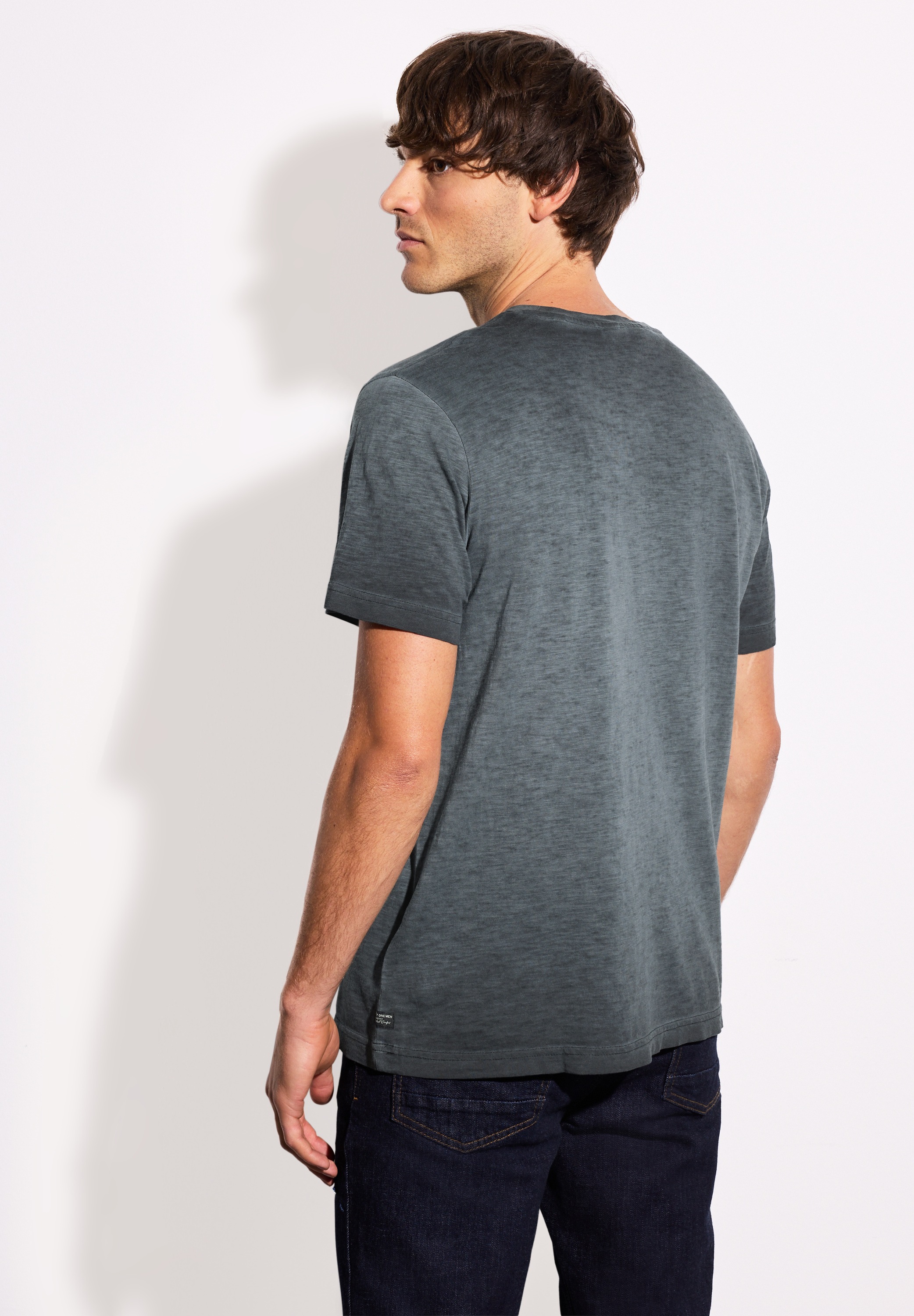 STREET ONE MEN T-Shirt, aus reiner Baumwolle