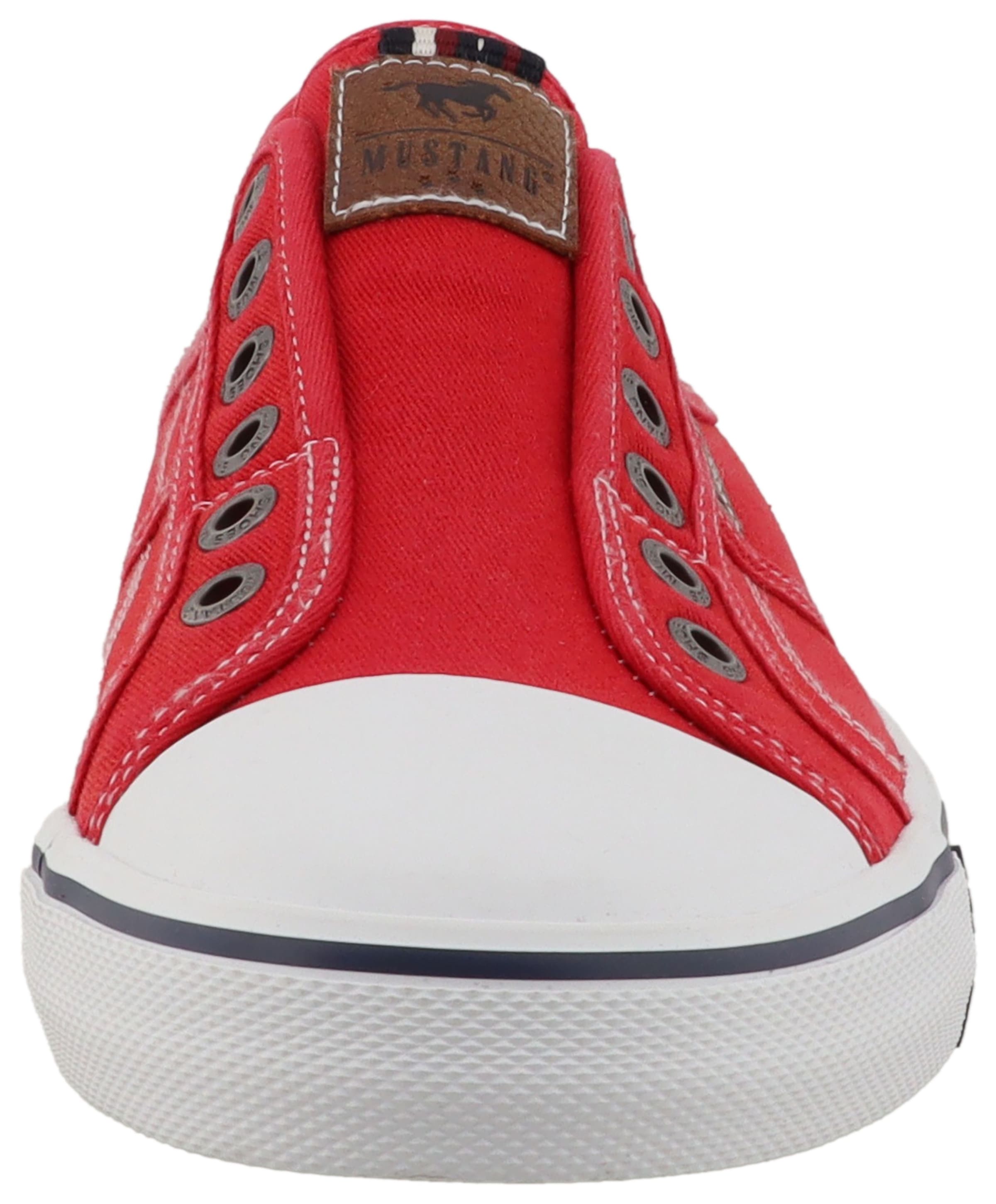 Mustang Shoes Slip-On Sneaker »Ignazio«  Slipper, Freizeitschuh, Halbschuh mit Logo-Aufnähern