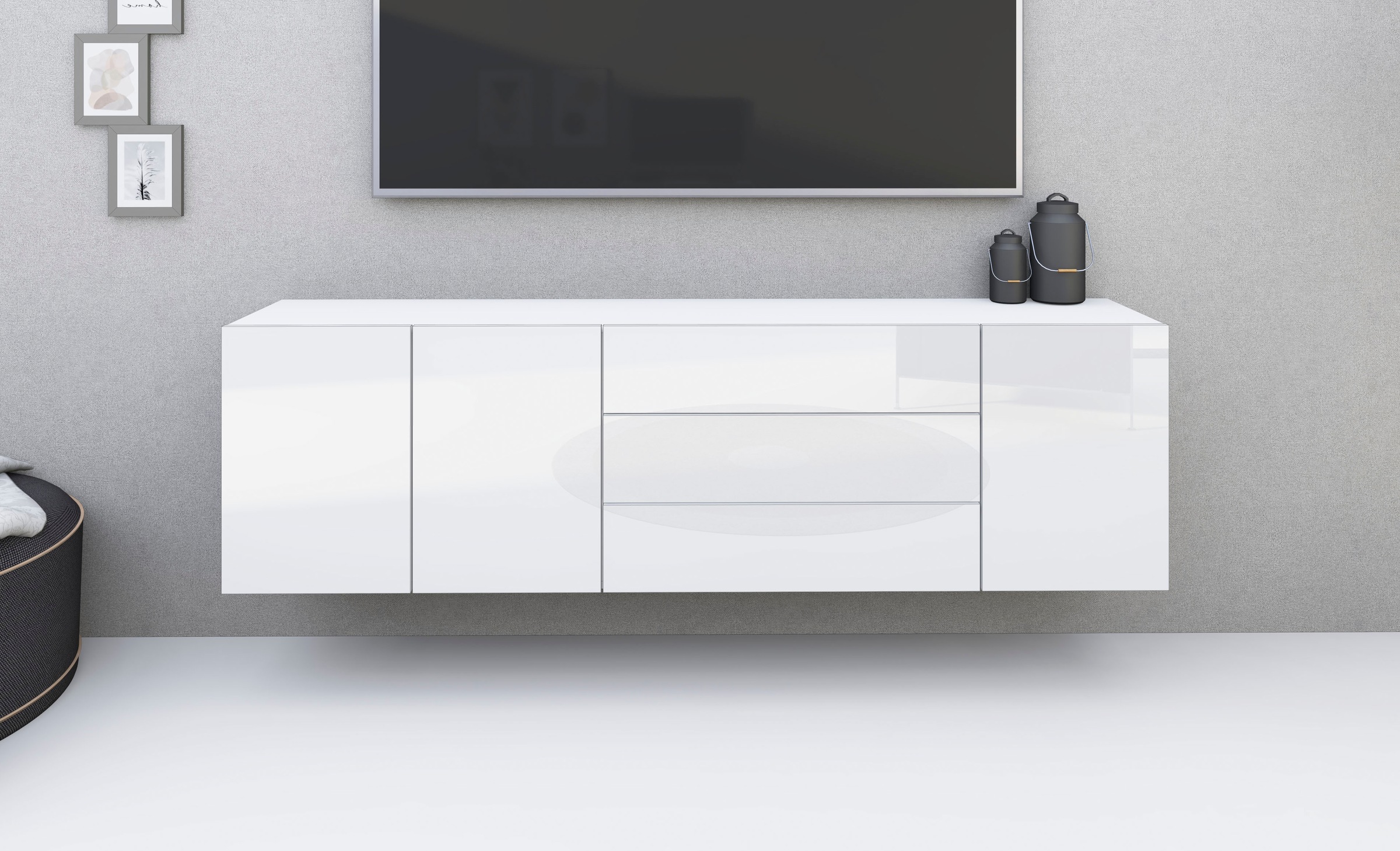 borchardt Möbel Sideboard "Sophia" Breite 190 cm, zur Wandmontage günstig online kaufen