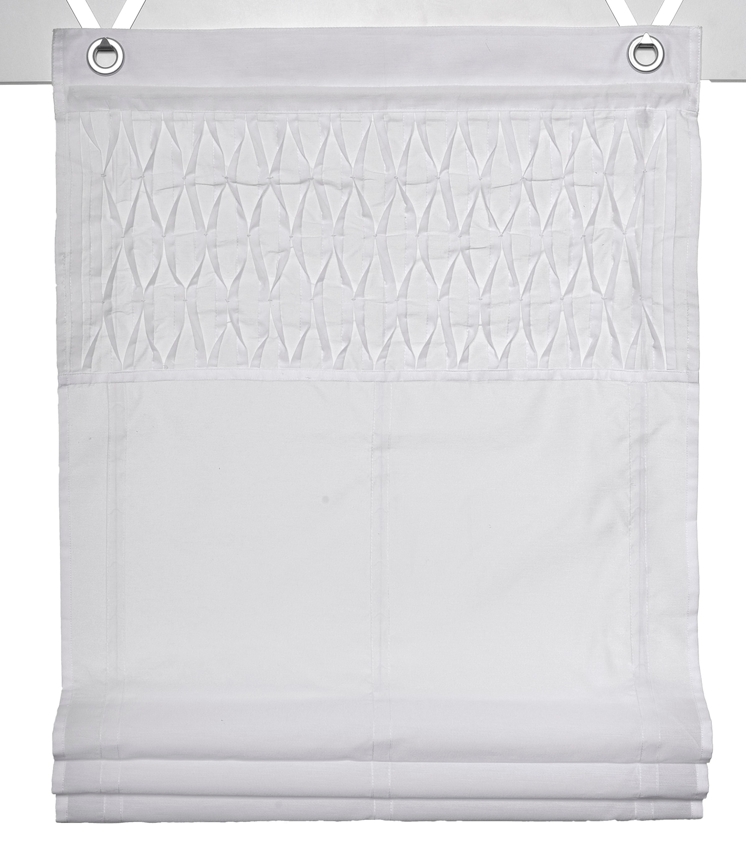 Kutti Raffrollo "Tuck Kessy" mit Hakenaufhängung ohne Bohren freihängend we günstig online kaufen