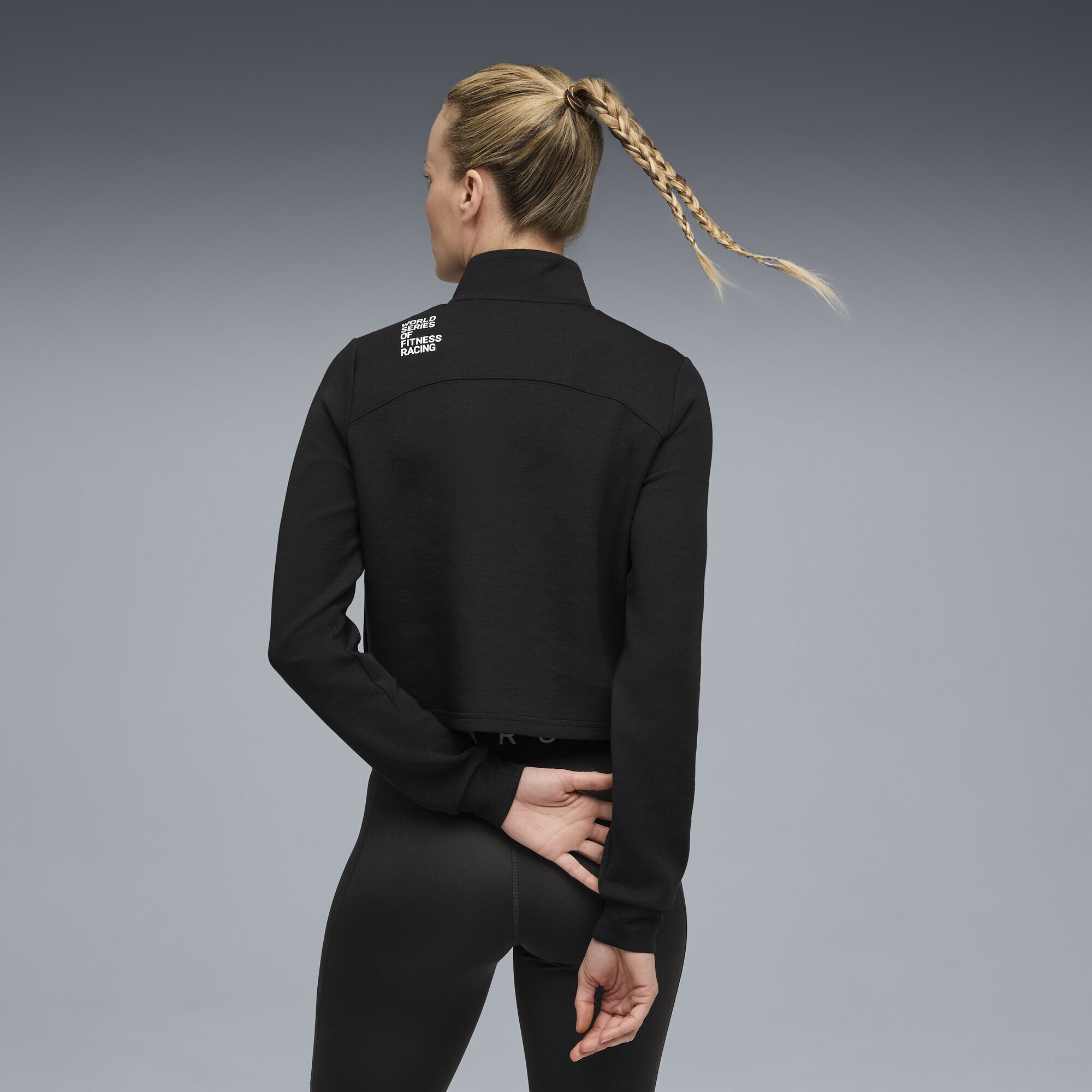 PUMA Sweatjacke »PUMA x HYROX CLOUDSPUN Top Damen«