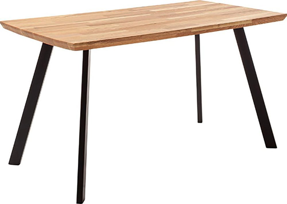 MCA living Esstisch »Zeballos, TOPSELLER!«, (1 St., Holztisch), Tischplatte aus Zerreiche, Schweizer Kante, belastbar bis 100 Kg