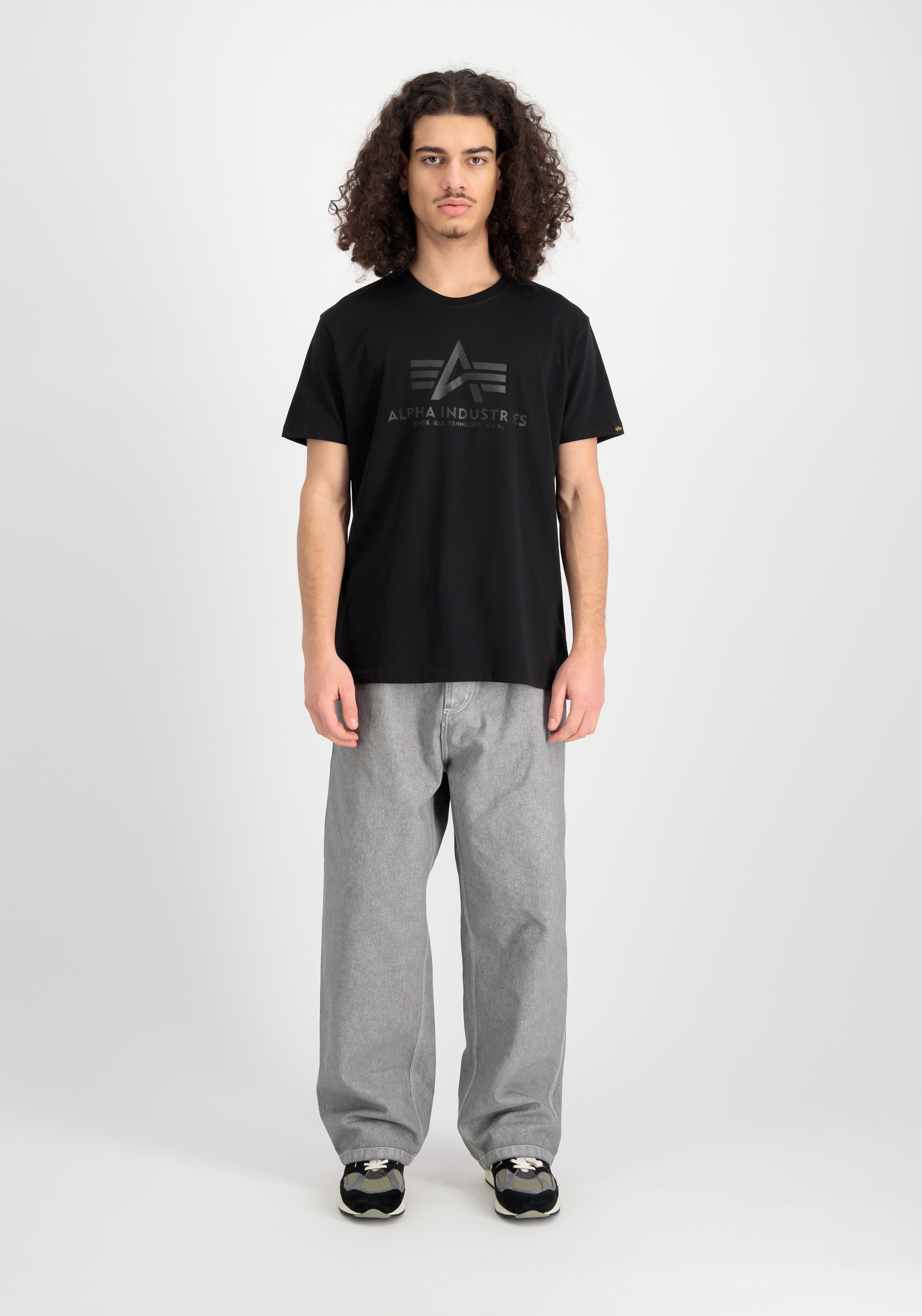 Alpha Industries T-Shirt "Alpha Industries Men - T-Shirts Basic T Carbon" günstig online kaufen