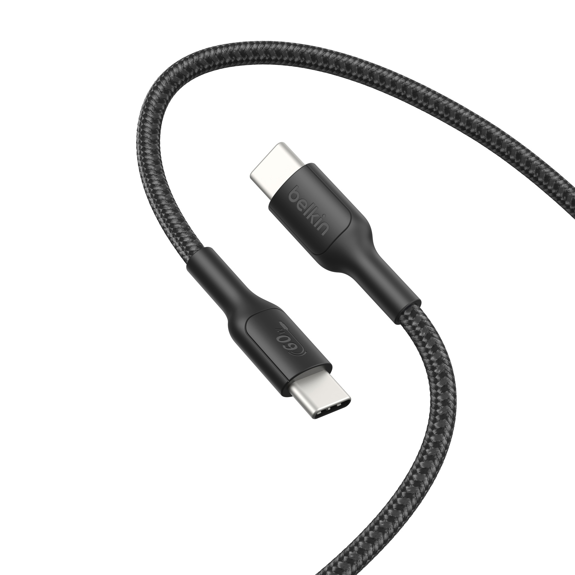 Belkin USB-Kabel »Gaming geflochtenes USB-C zu USB-C Kabel 60 W« USB-C 200 cm
