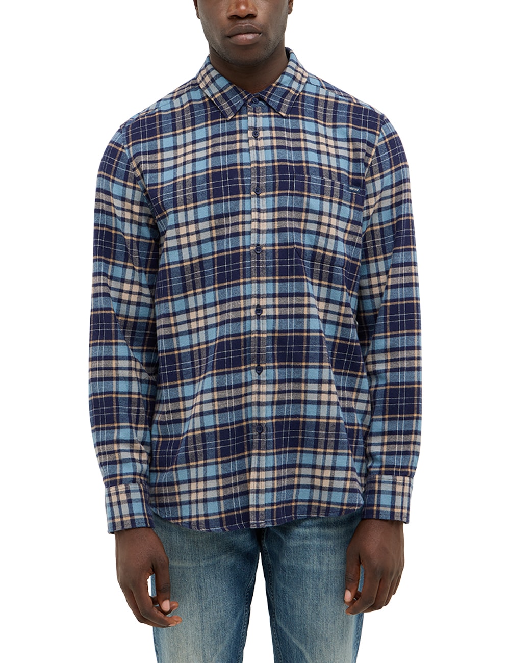 MUSTANG Langarmhemd "Herren Style Eastbridge" günstig online kaufen