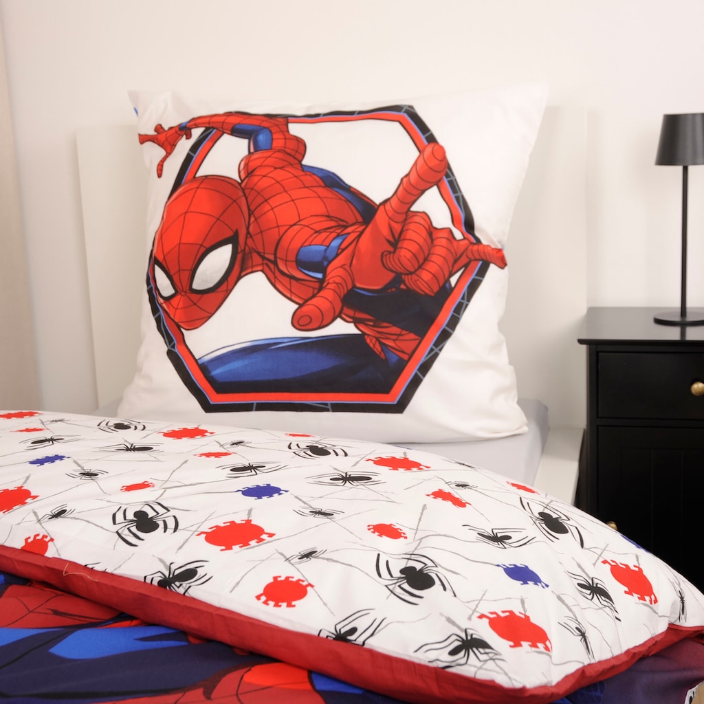 Spiderman Bettwäsche »Spiderman«, (2 tlg.), mit coolem Motiv