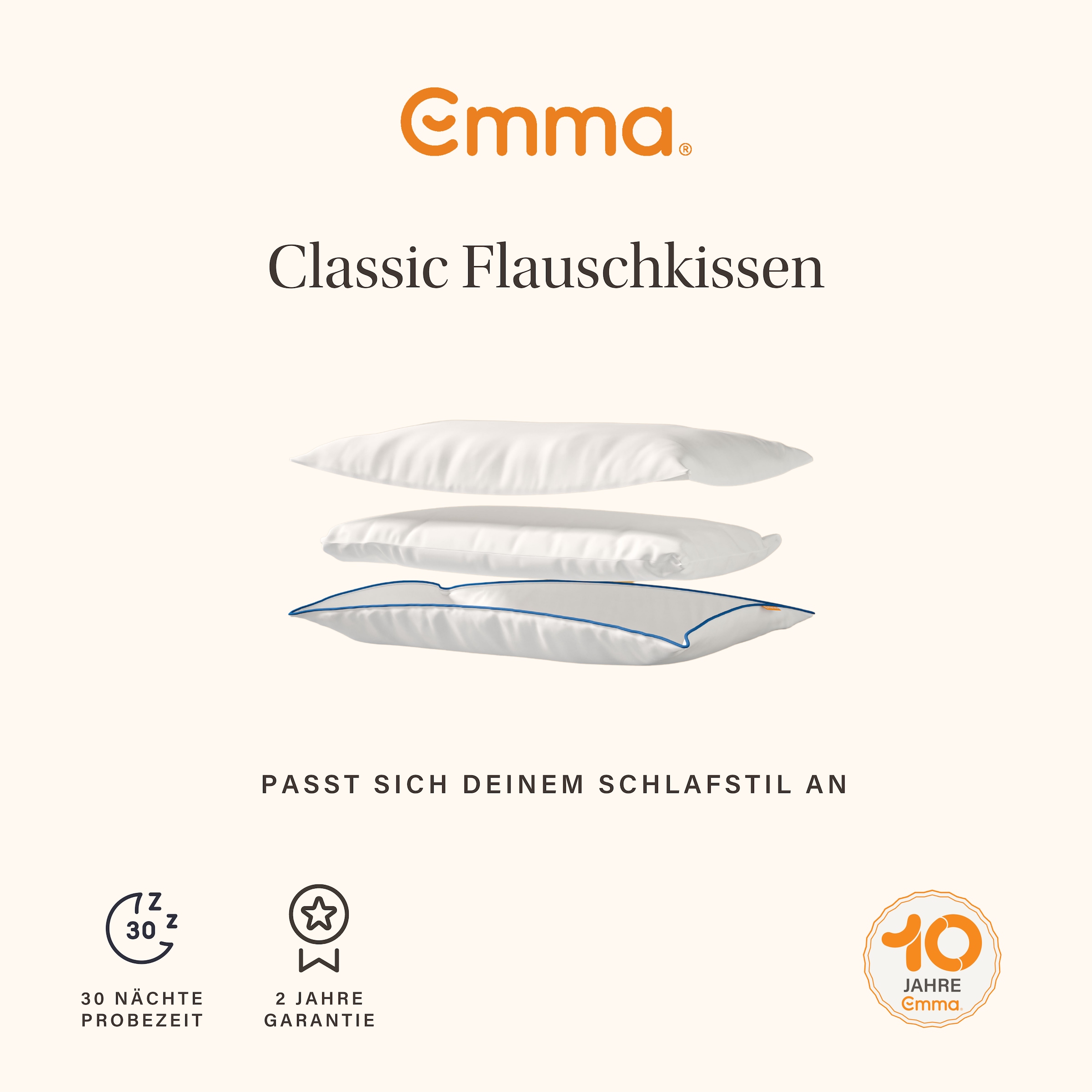 Emma Microfaserkissen »Emma Premium  Flauschkissen« 1 Stk. tlg.