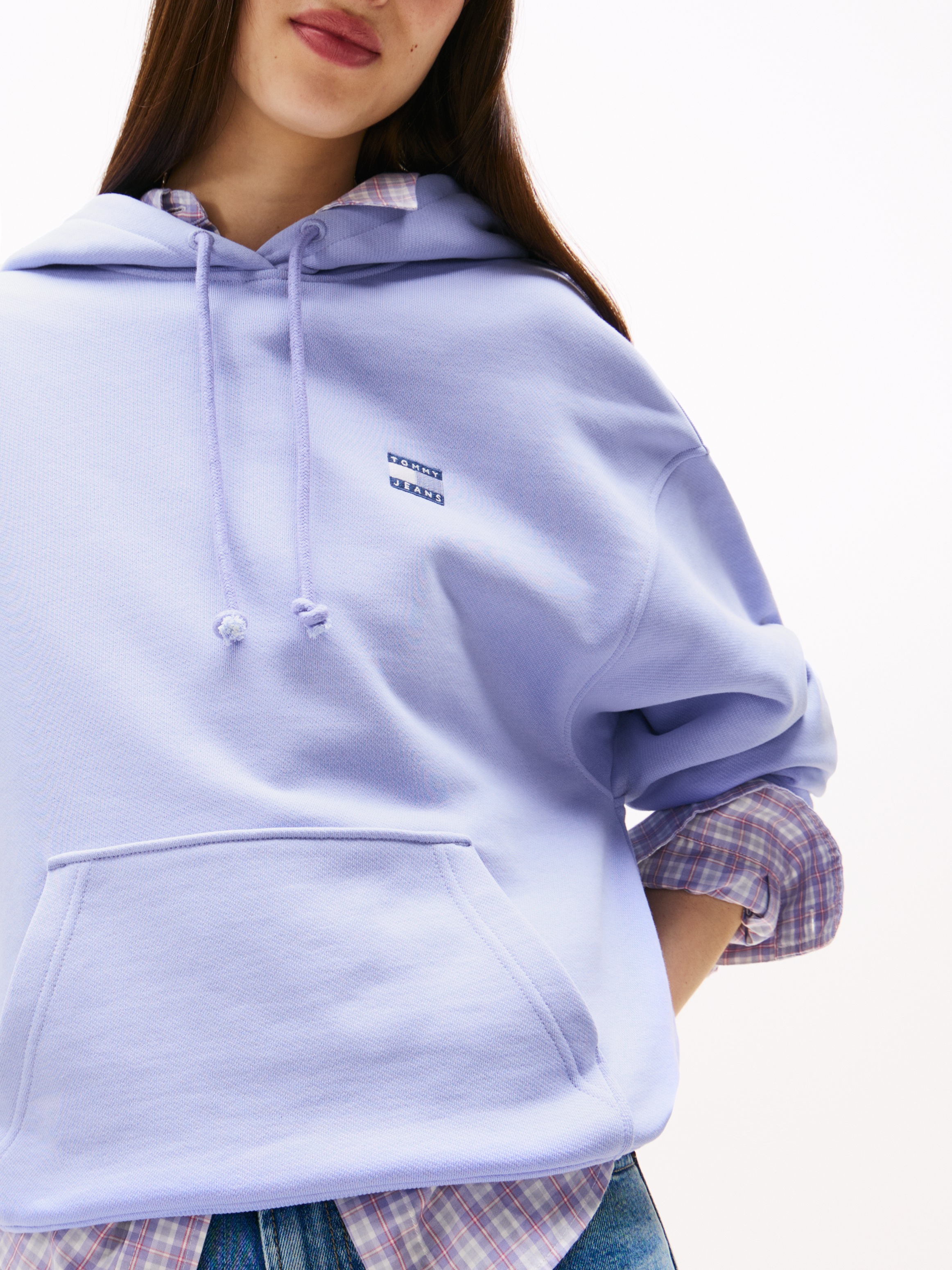 Tommy Jeans Hoodie "TJW BXY BADGE HOODIE EXT" mit Logo-Badge günstig online kaufen