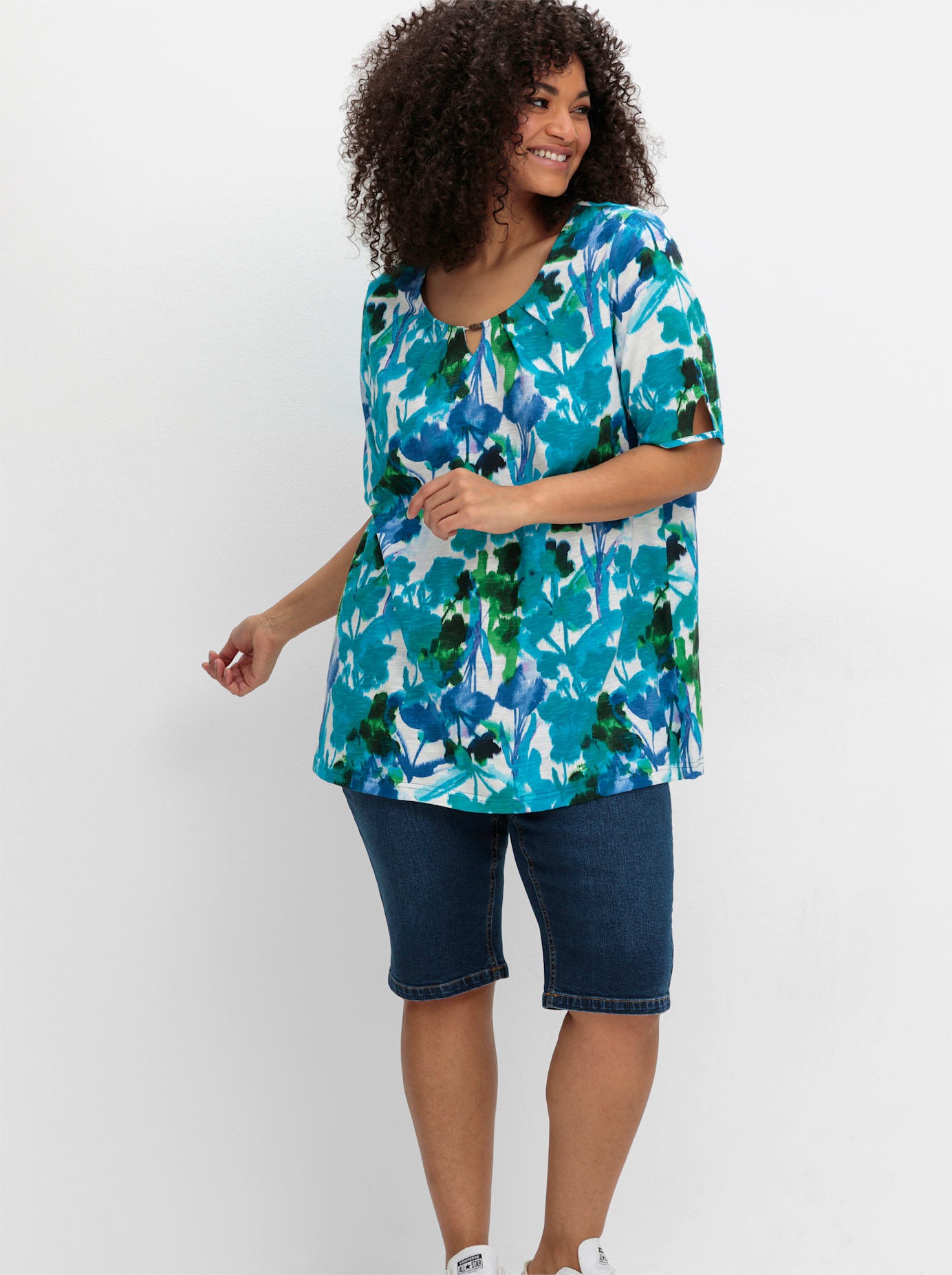 Sheego T-Shirt "T-Shirt" 1 Stk. günstig online kaufen