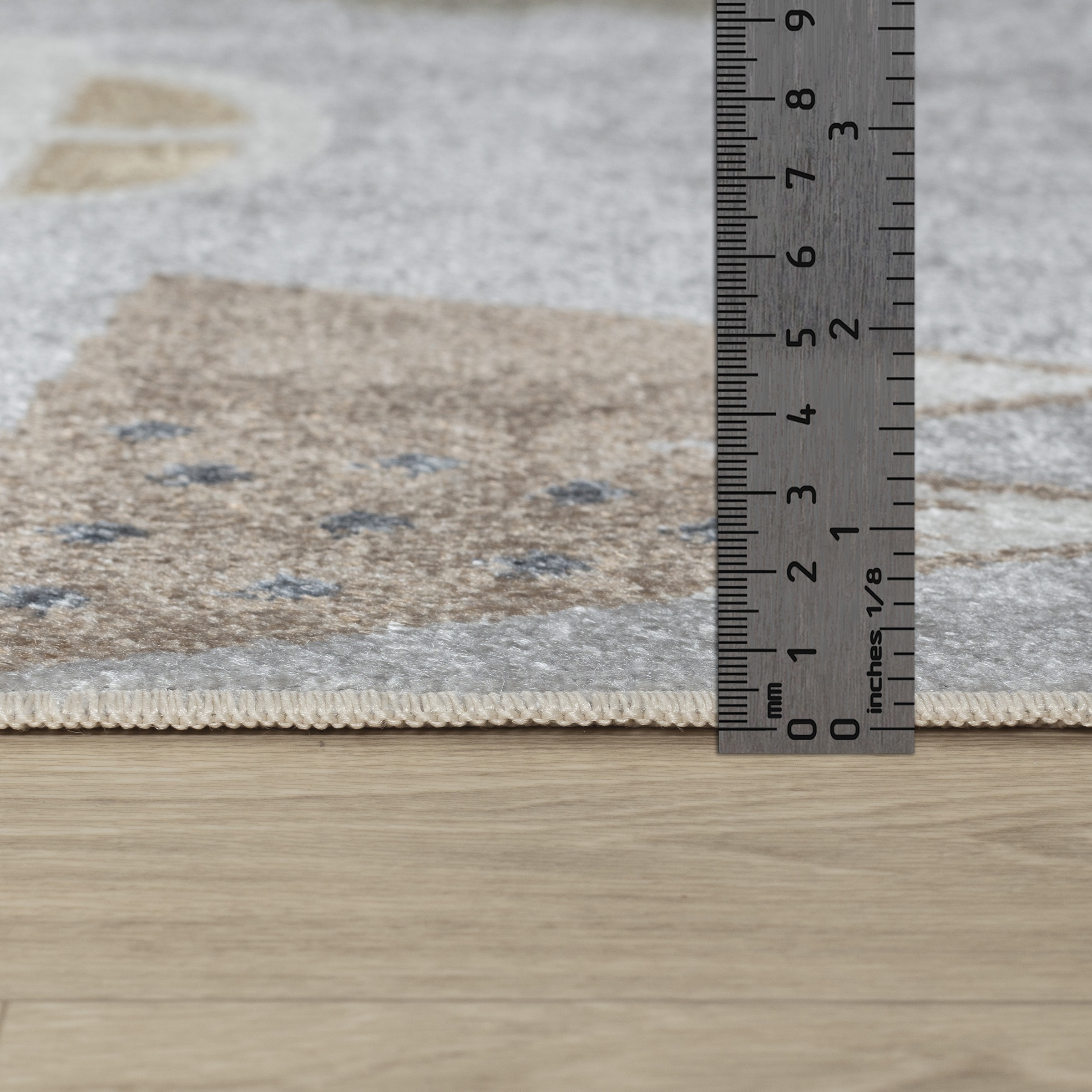 Kinderteppich LIVABLISS "OSAKA", grau, B:140cm H:6mm L:200cm, Kunstfaser, Teppiche, Kinderteppich, Kids 3