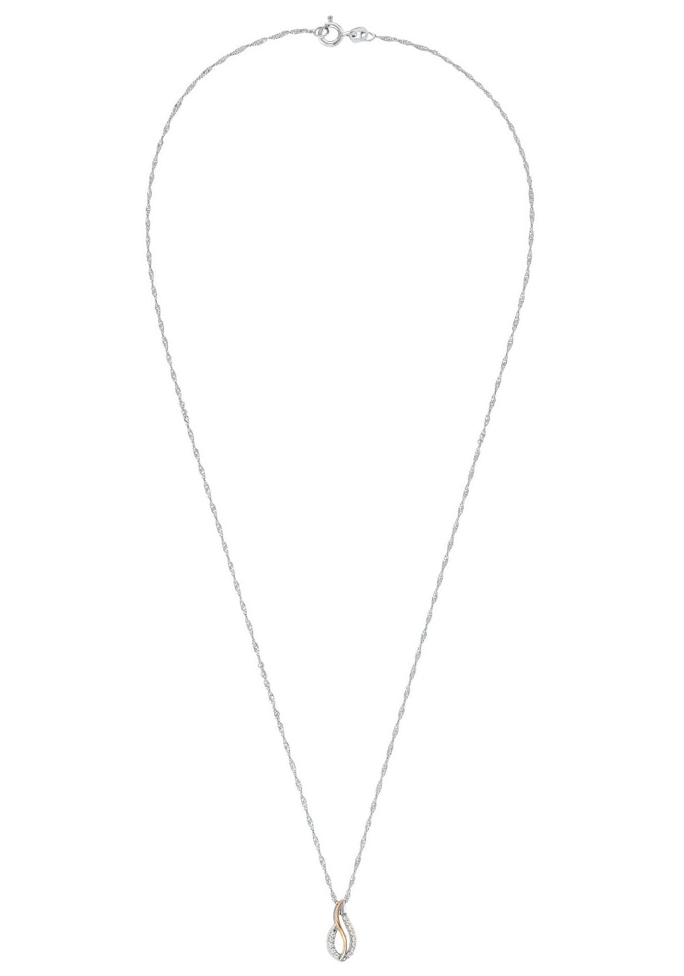 Amor Kette mit Anhänger »9207831«, mit Zirkonia (synth.)