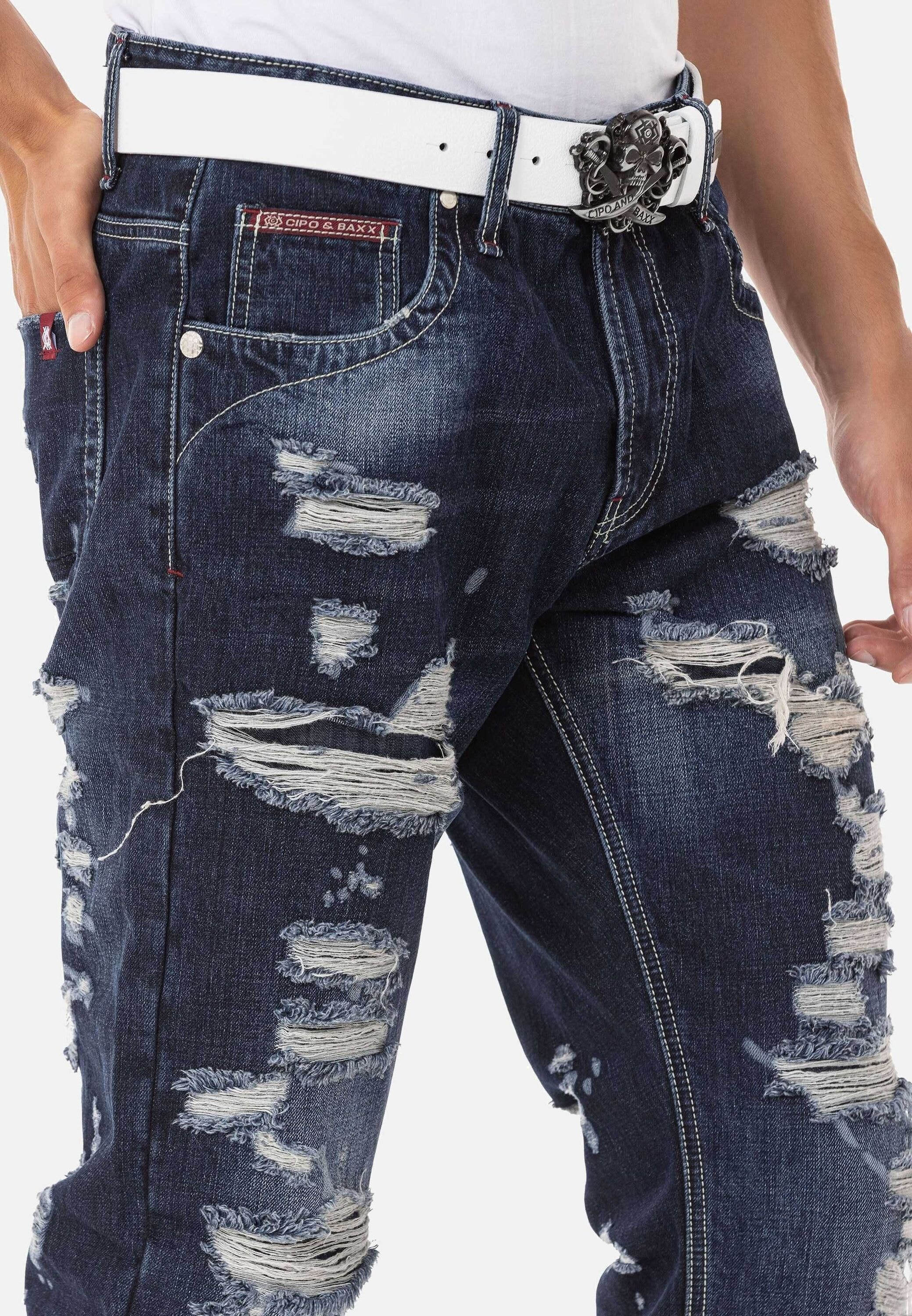 Cipo & Baxx 5-Pocket-Jeans »Jeans«, Jeans im Destroyed Look