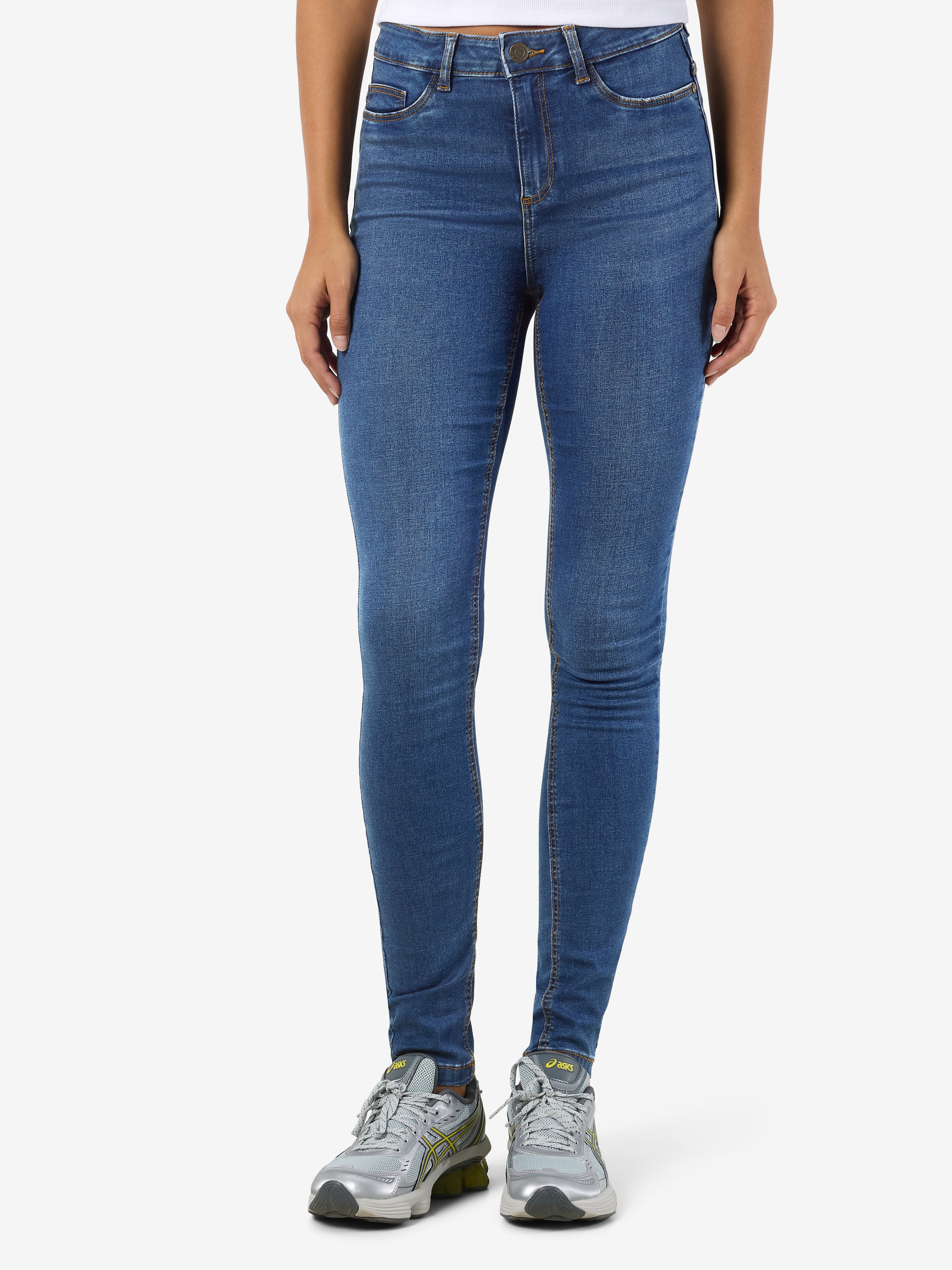 Noisy may Skinny-fit-Jeans "NMCALLIE HW SKINNY BLUE JEANS NOOS" günstig online kaufen