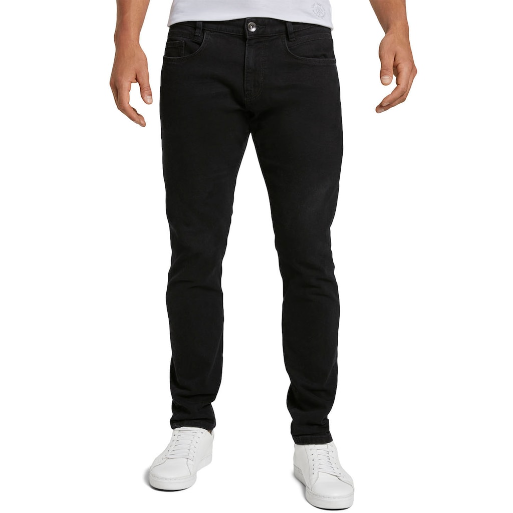 TOM TAILOR Slim-fit-Jeans »TROY«, unifarben